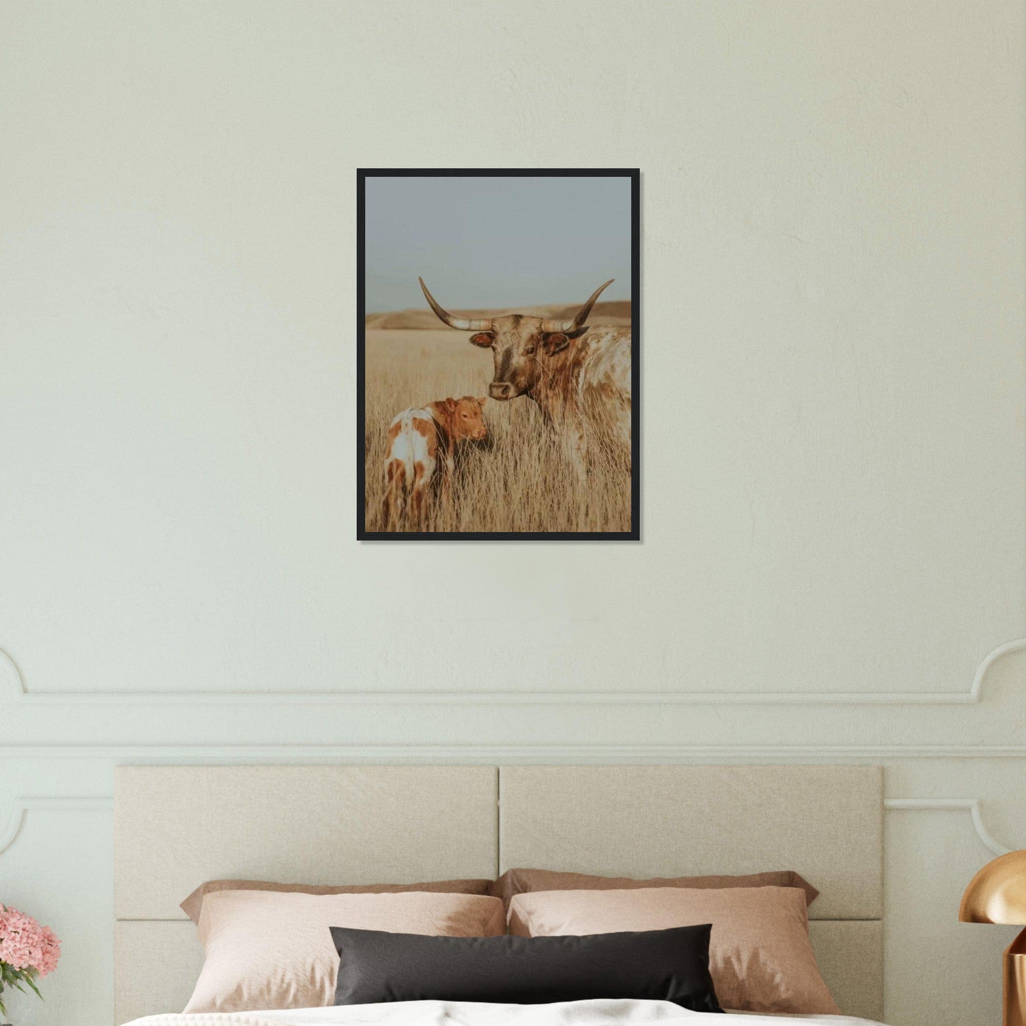 Canvanation Print Material Tableau Vache Gasconne