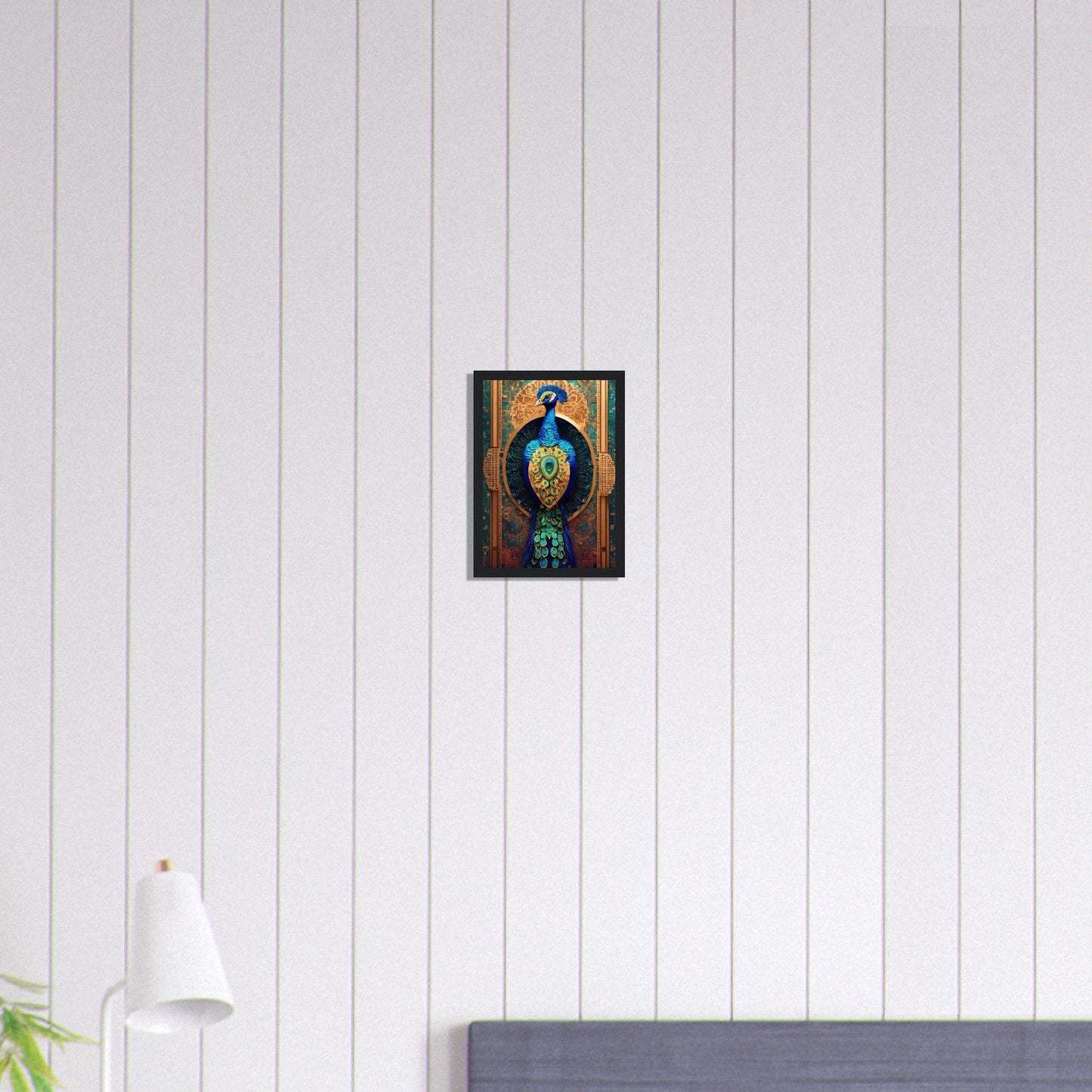 Canvanation Print Material A4 21x29.7 cm / 8x12″ Tableau Paon Éclat Majestueux
