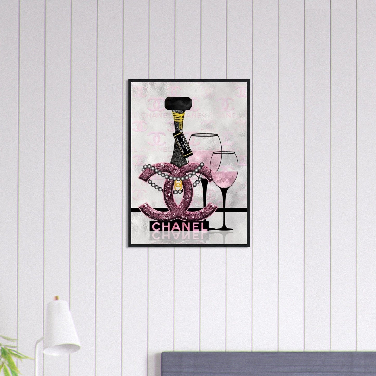 Canvanation Print Material 50x70 cm / 20x28″ Tableau Chanel Champagne