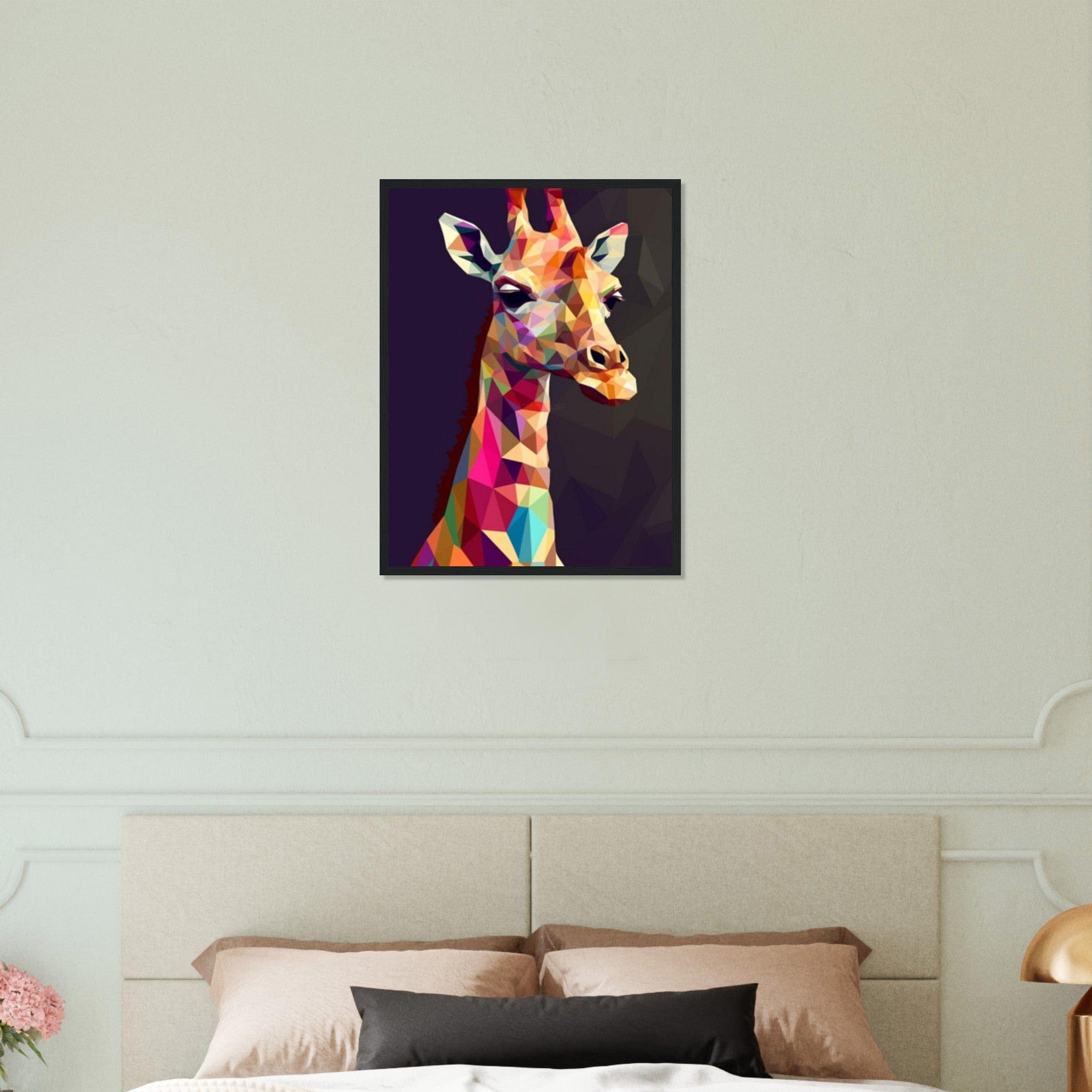 Gelato Print Material Peinture Girafe Moderne