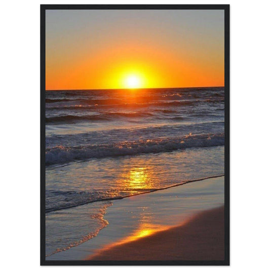 Gelato Print Material 50x70 cm / 20x28″ Peinture Mer Coucher De Soleil