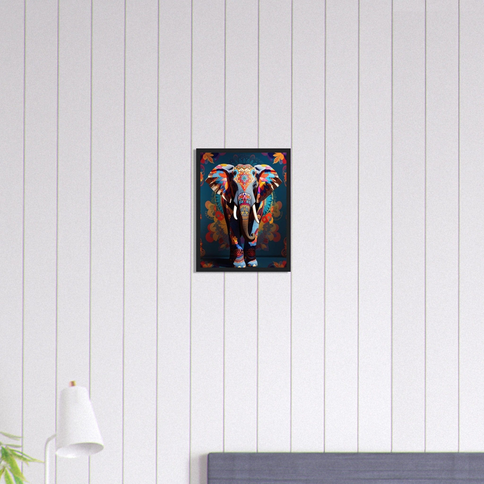 Canvanation Print Material 30x40 cm / 12x16″ Tableau Elephant Rythmes de la Savane
