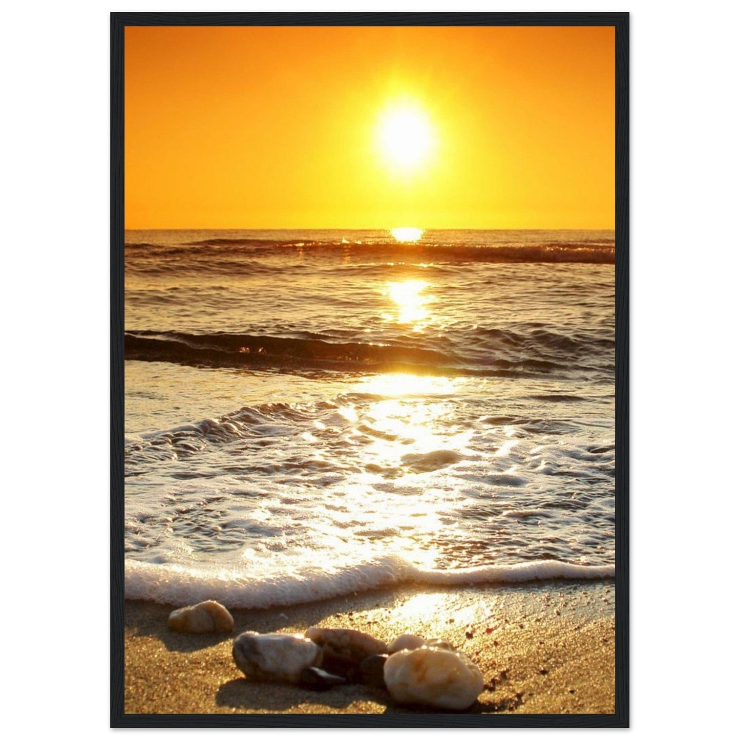 Gelato Print Material 50x70 cm / 20x28″ Tableau Coucher De Soleil Sur La Mer