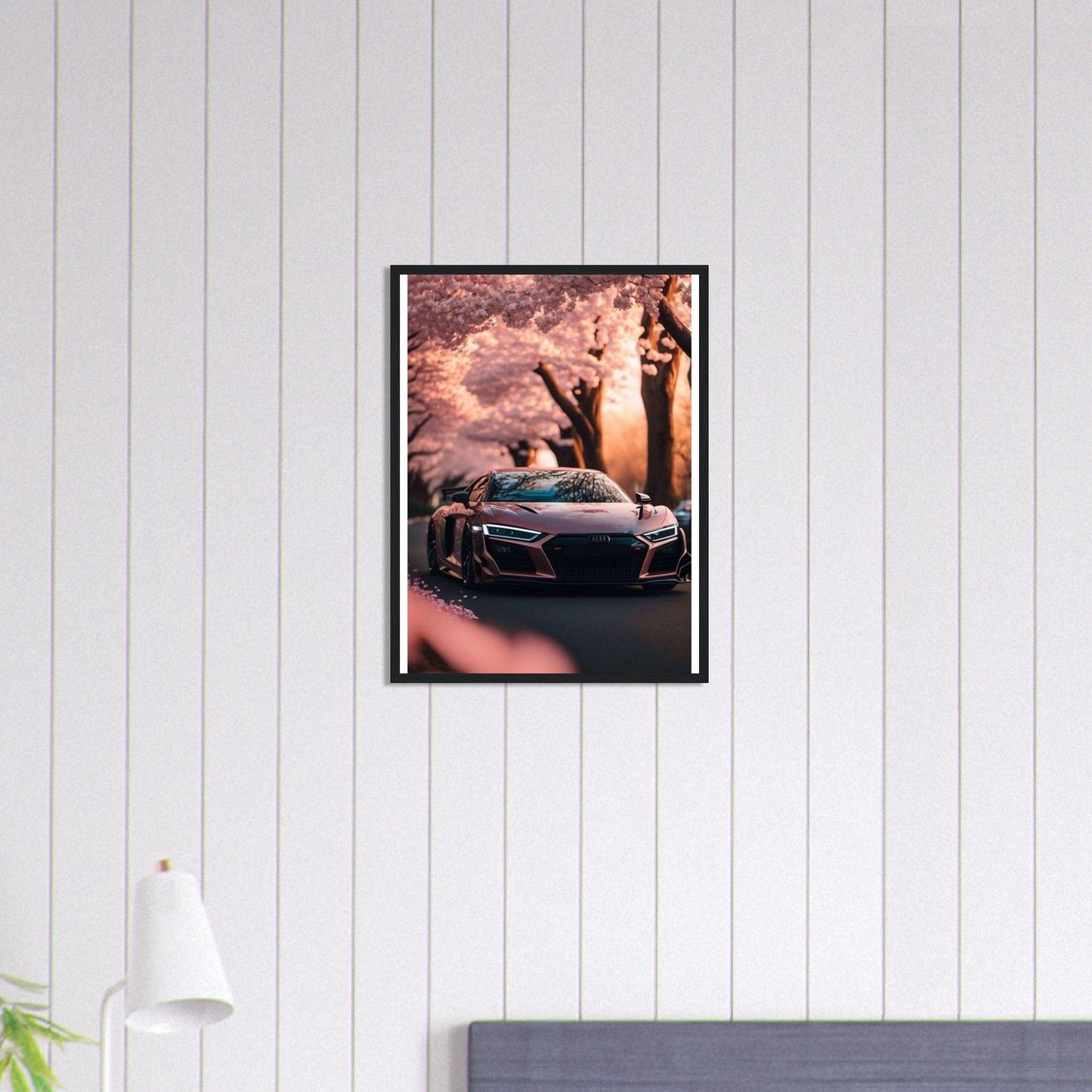 Canvanation Print Material 45x60 cm / 18x24″ Tableau Voiture Audi Rose