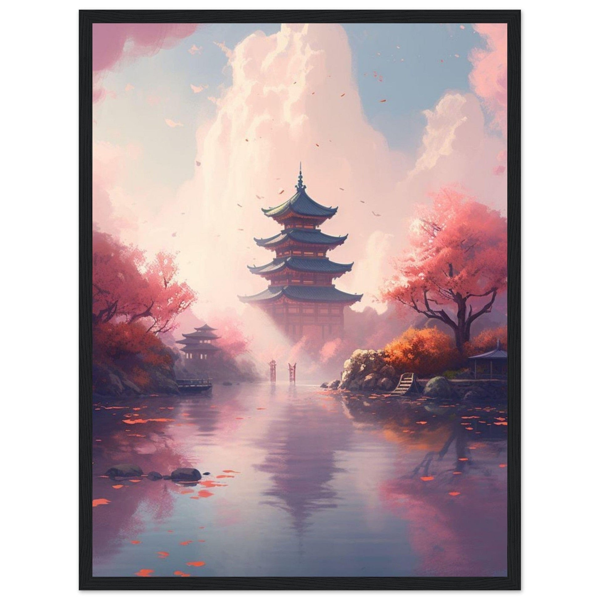 Canvanation Print Material Tableau Japon Fleur De Cerisier