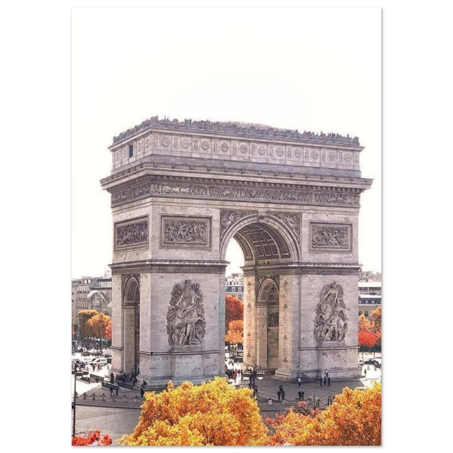 Canvanation Print Material A1 (59.4 x 84.1  cm) Tableau Arc de Triomphe