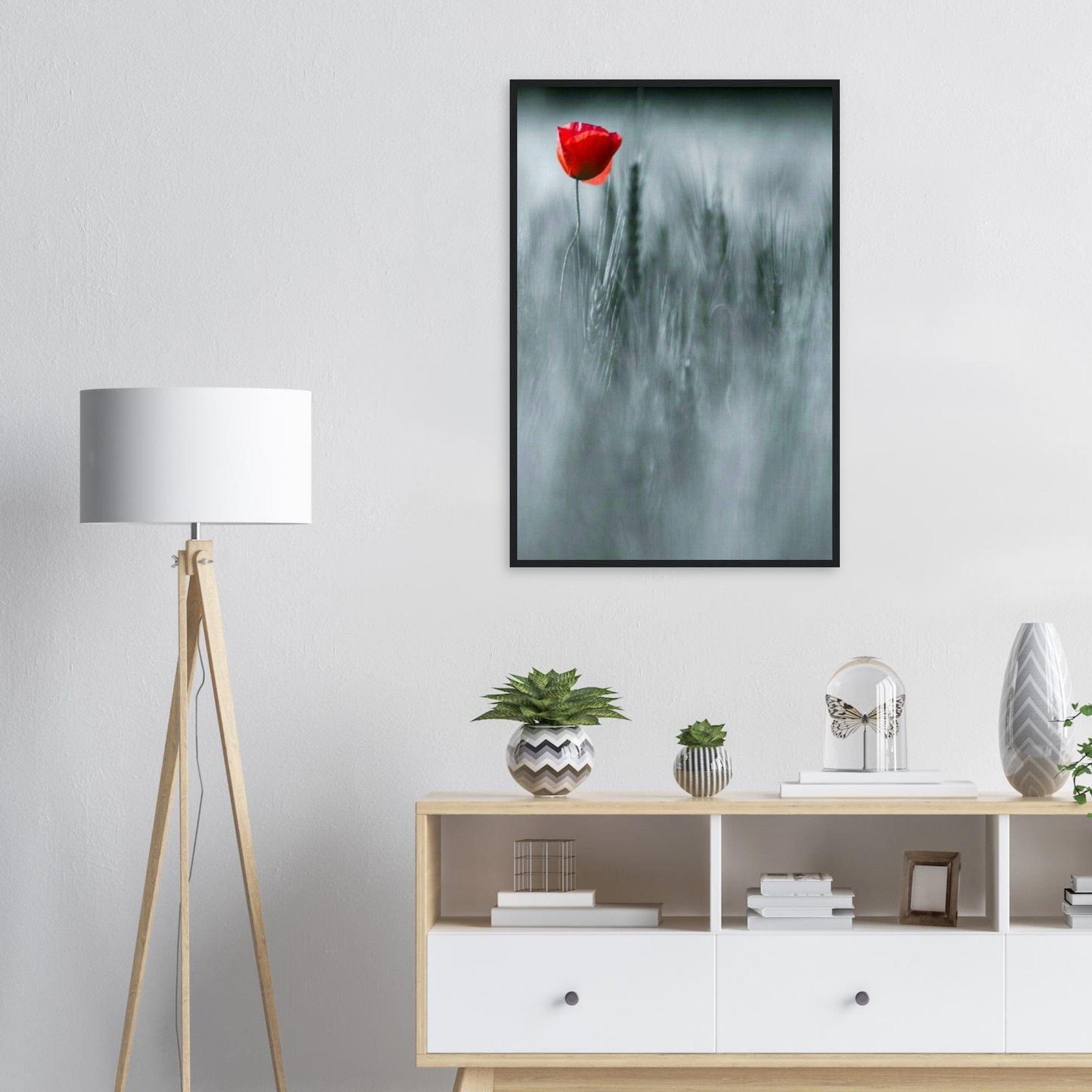 Canvanation Print Material Peinture Champ De Coquelicots
