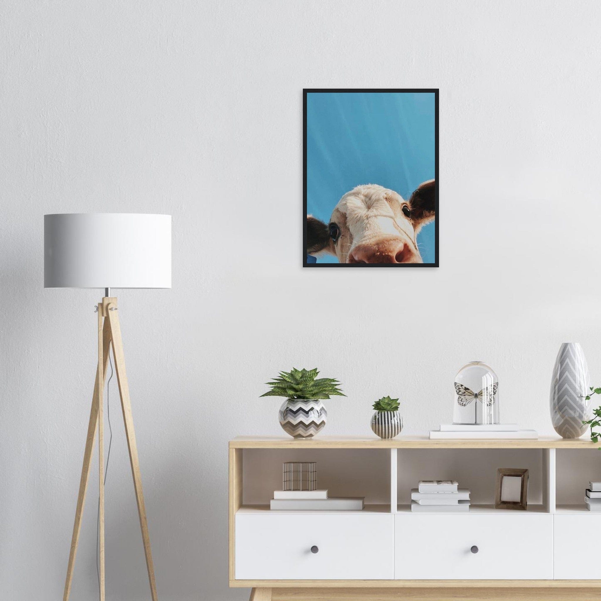 Canvanation Print Material Tableau Vache Highland