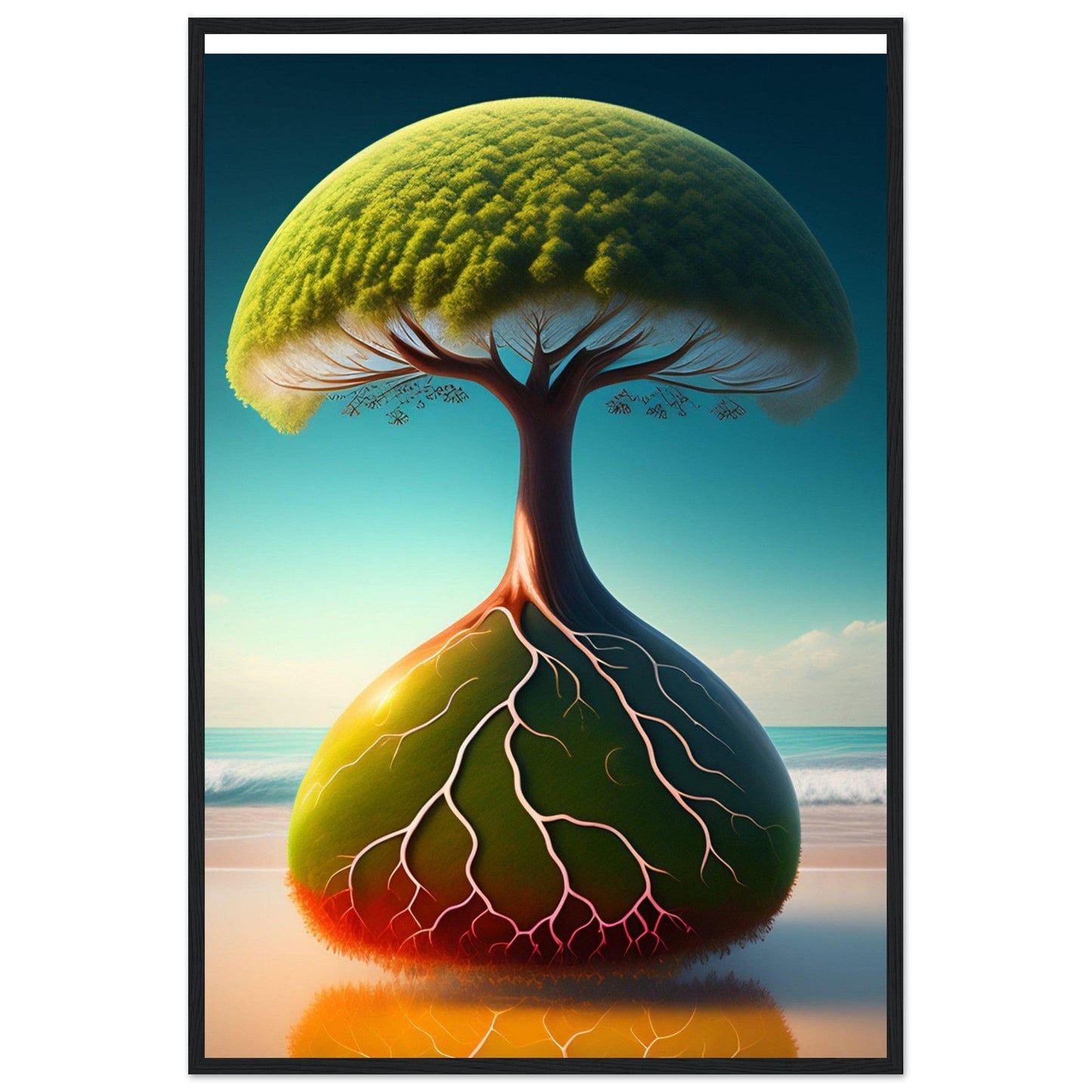 Canvanation Print Material 60x90 cm / 24x36″ Tableau Moderne Arbre De Vie