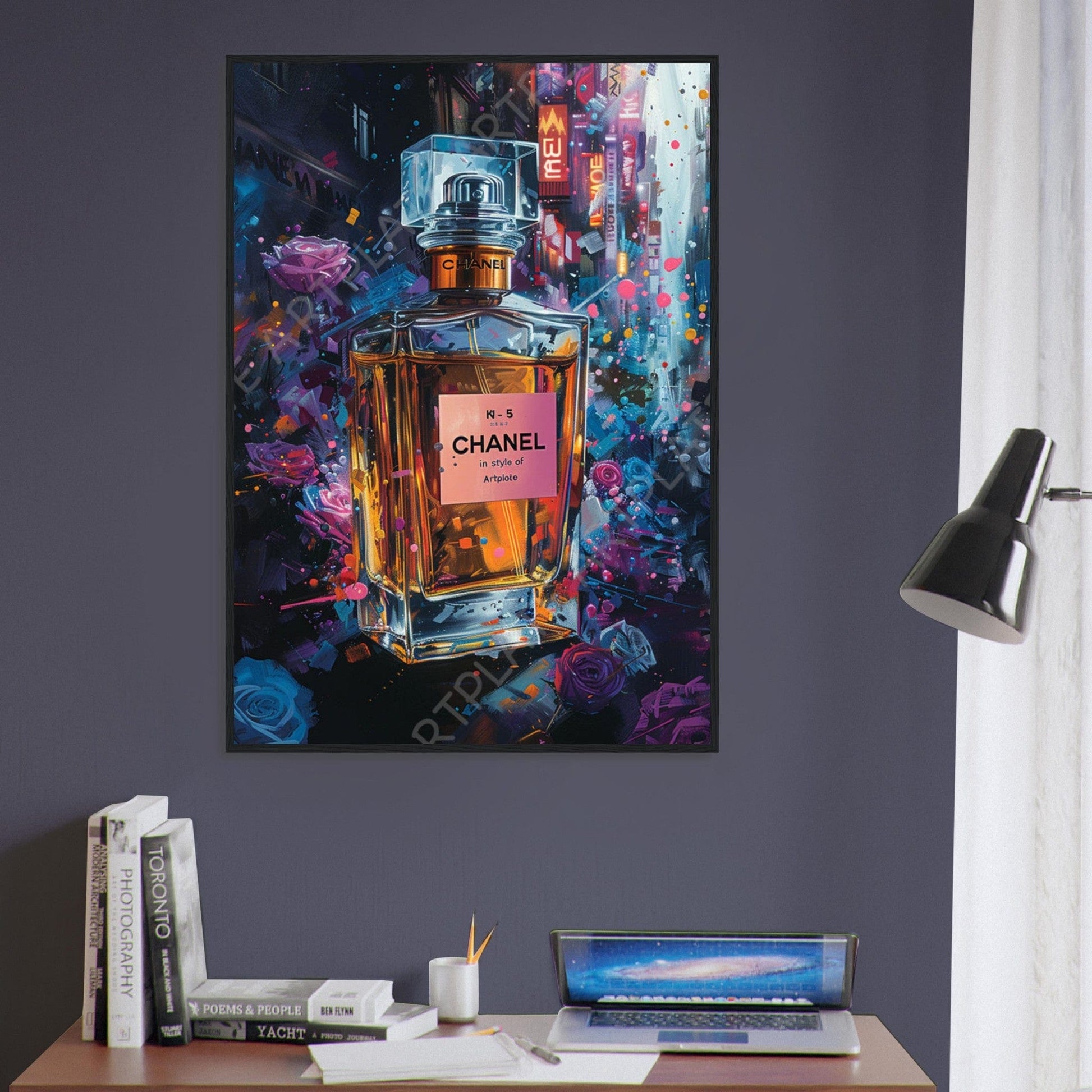 Canvanation Print Material Tableau Chanel Numéro 5 Parfum Orange