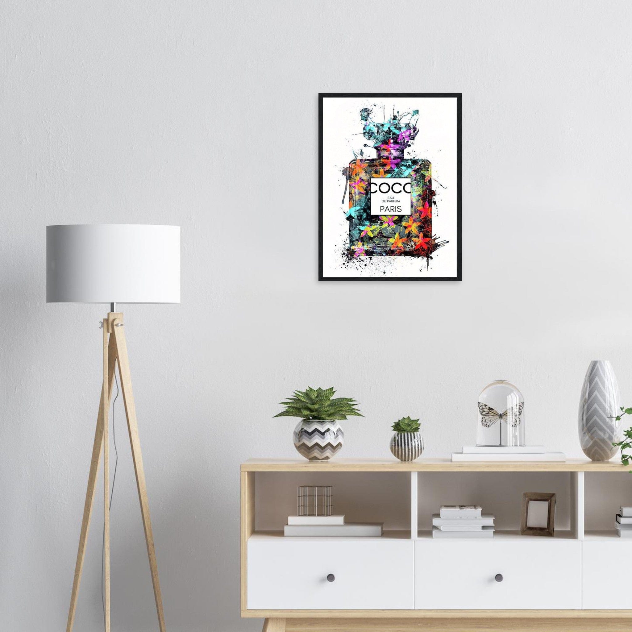 Canvanation 1 / 45x60 cm / 18x24″ / Avec Cadre Tableau Marque De Luxe Coco Chanel
