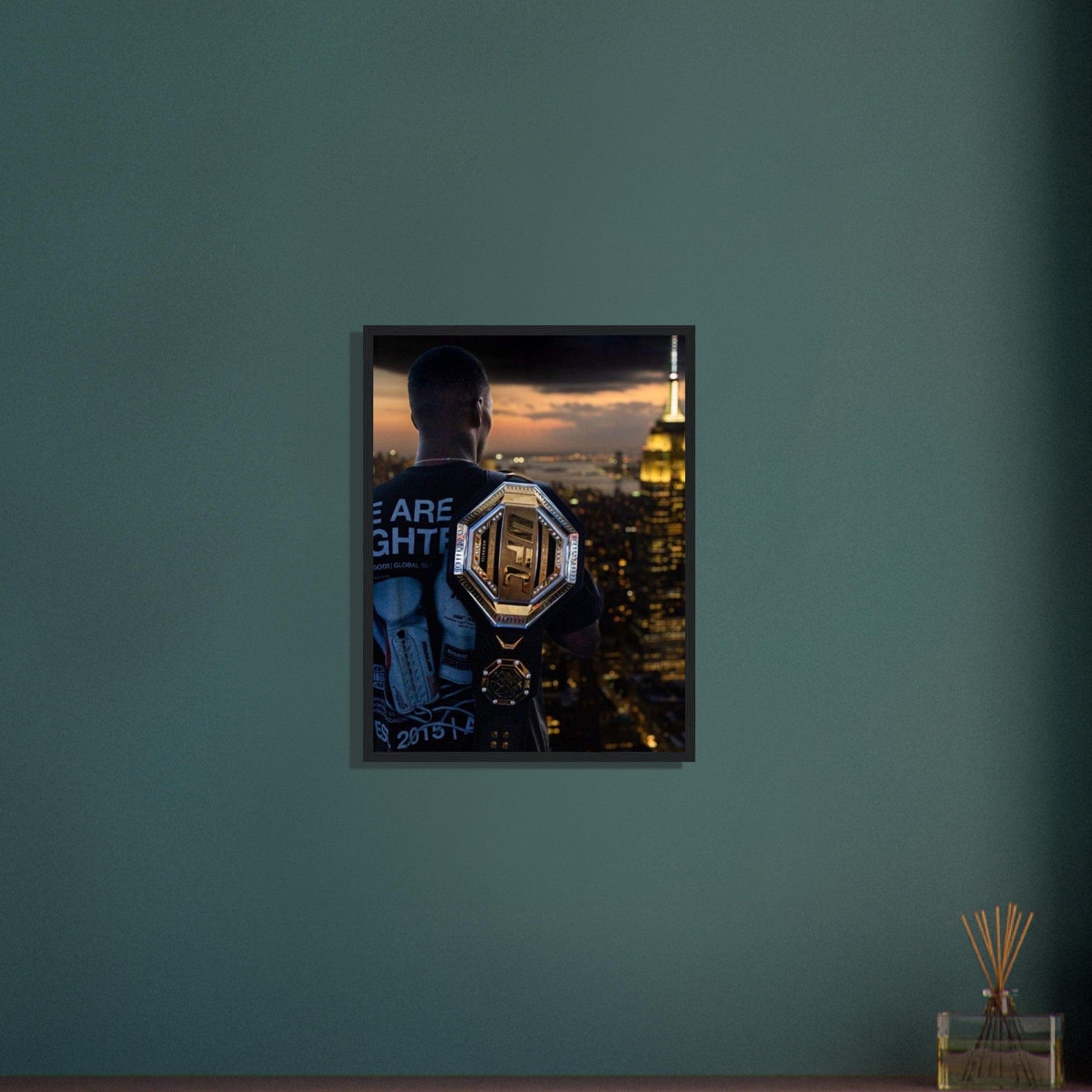 Canvanation Print Material Tableau Boxe Ceinture Champion