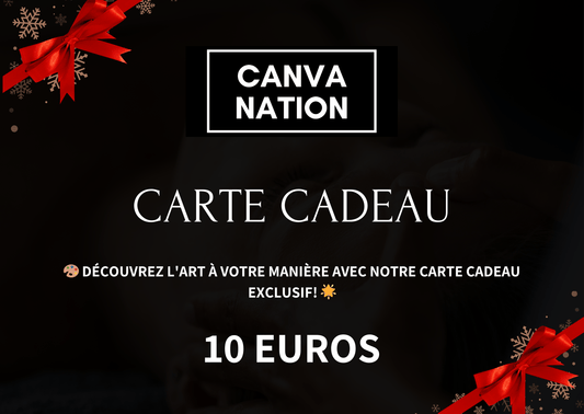 Canvanation 10,00 € Carte Cadeau Canvanation