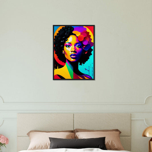 Canvanation Print Material 45x60 cm / 18x24″ Tableau Personnage Africain