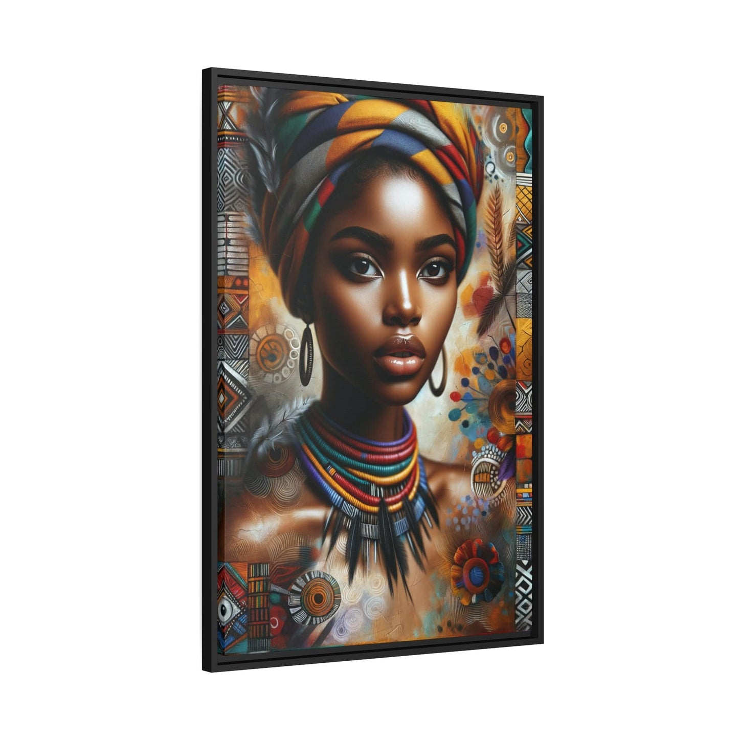 Printify Canvas Tableau "Femmes africaines : Symboles de force, beauté et résilience"