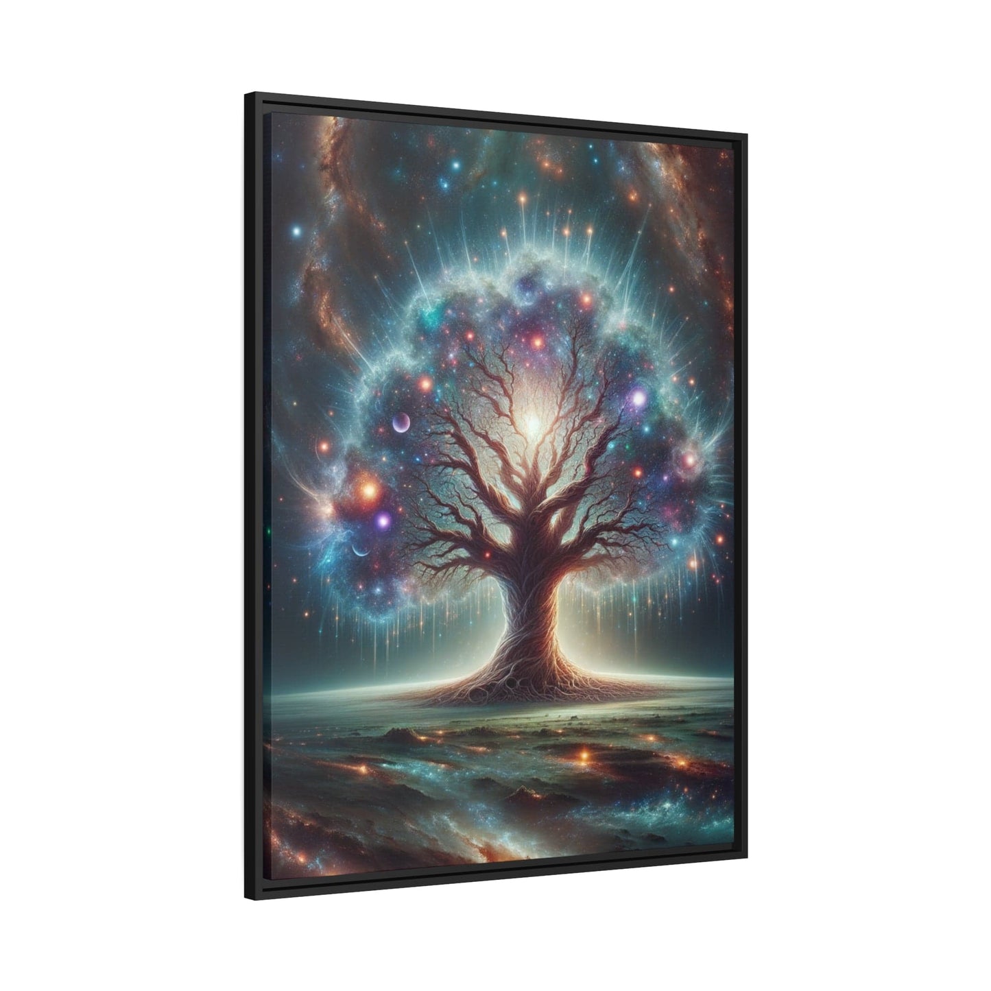 Printify Canvas Tableau Un arbre de vie cosmique