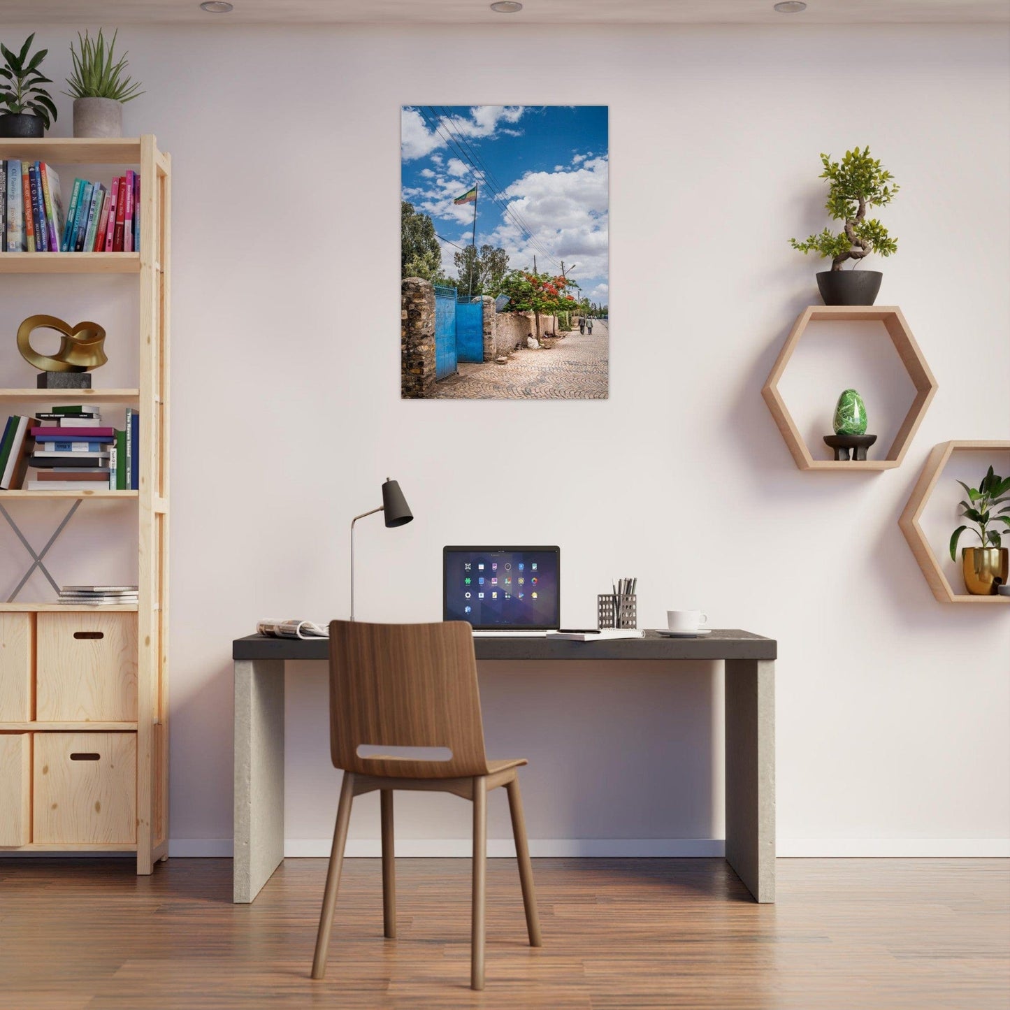 Gelato Print Material Affiche Africain Ethiopie Ville