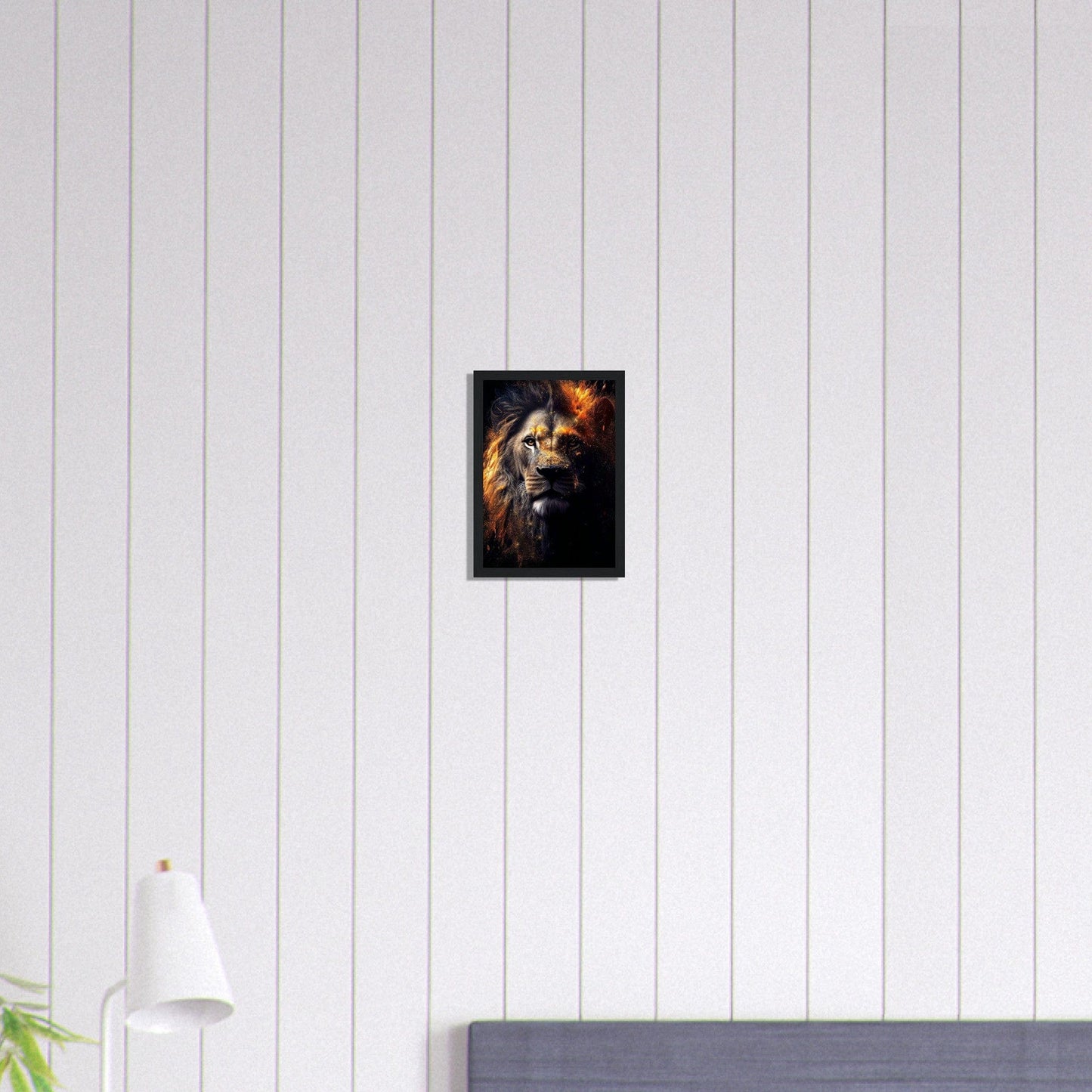Canvanation Print Material A4 21x29.7 cm / 8x12″ Tableau Lion Coloré