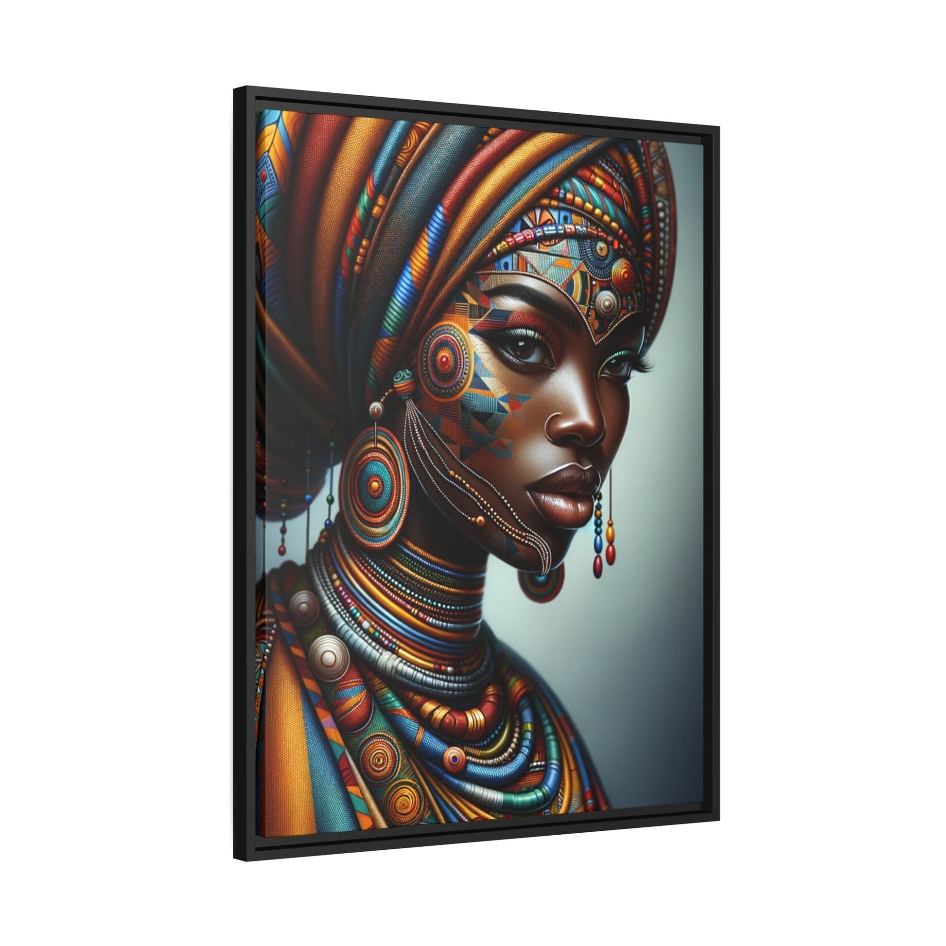 Printify Canvas Tableau "La grâce et l'audace : Portraits de femmes africaines dans toute leur splendeur"