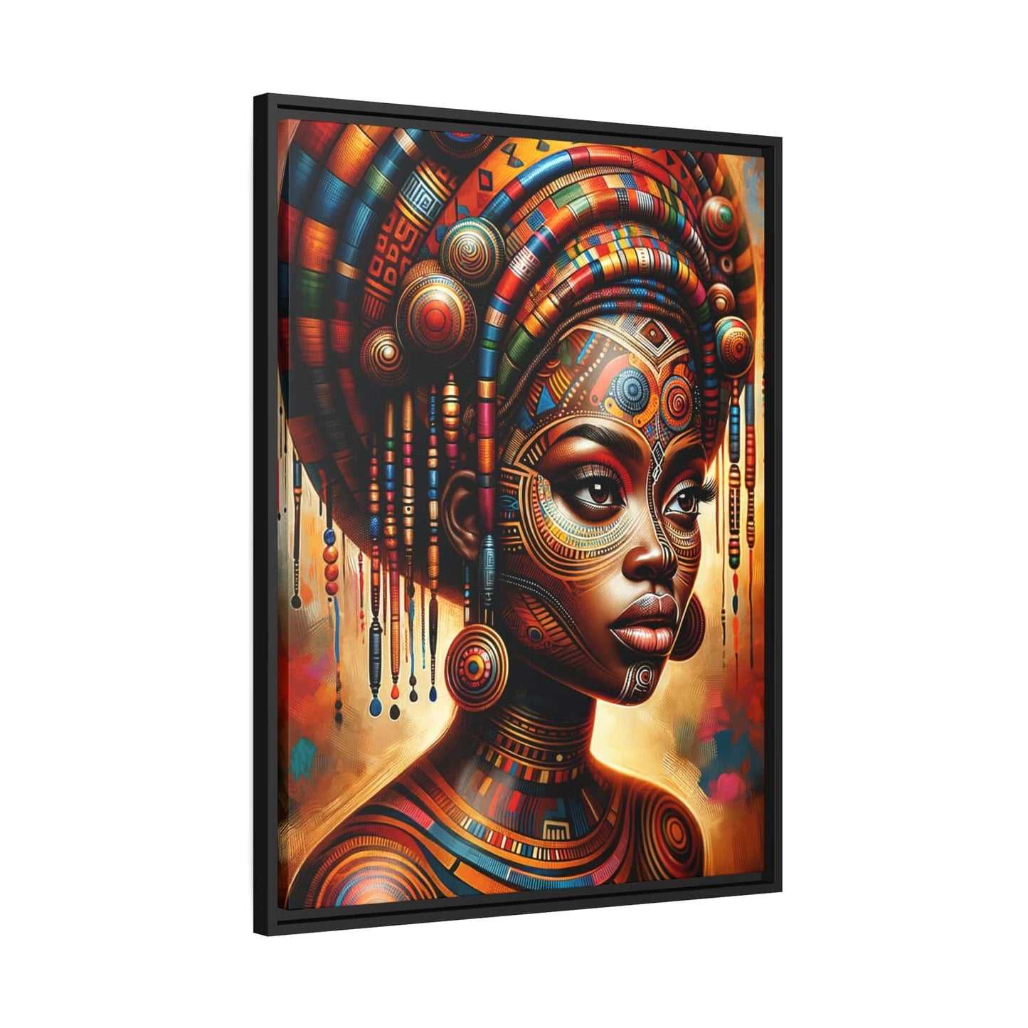 Printify Canvas Tableau "Reines d'Afrique : Célébration de la force et de la grâce des femmes africaines".