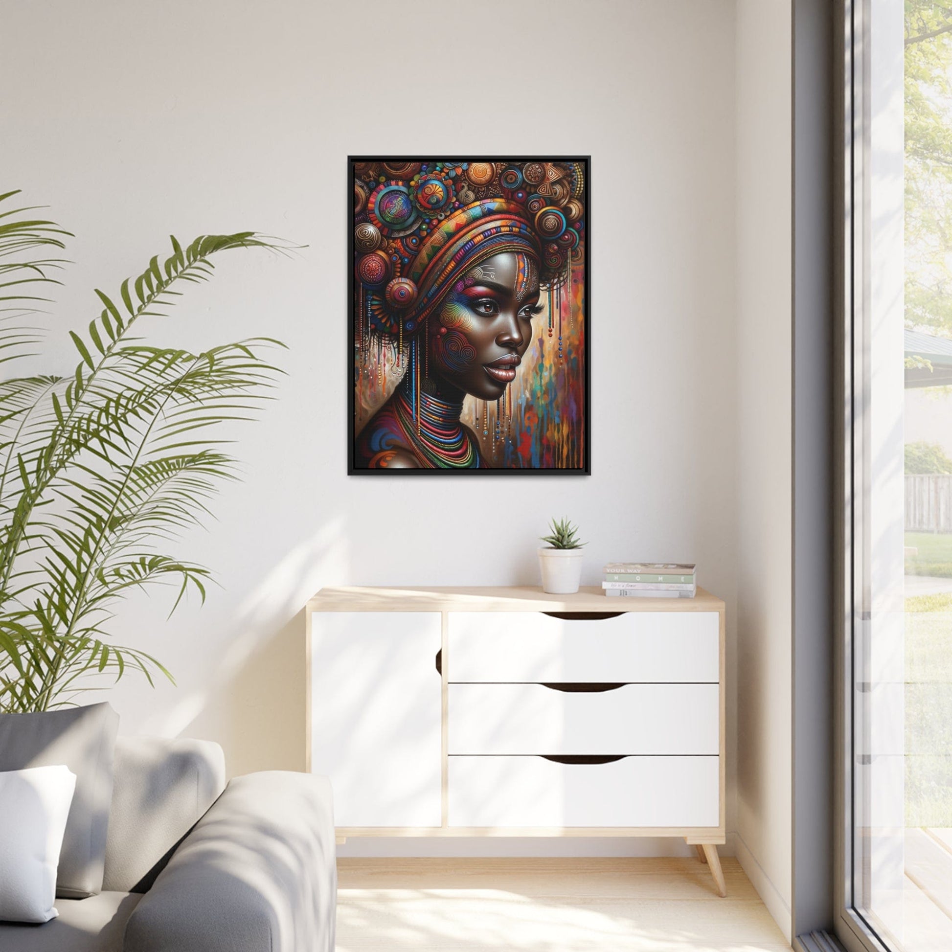 Printify Canvas Tableau La grâce de l'Afrique