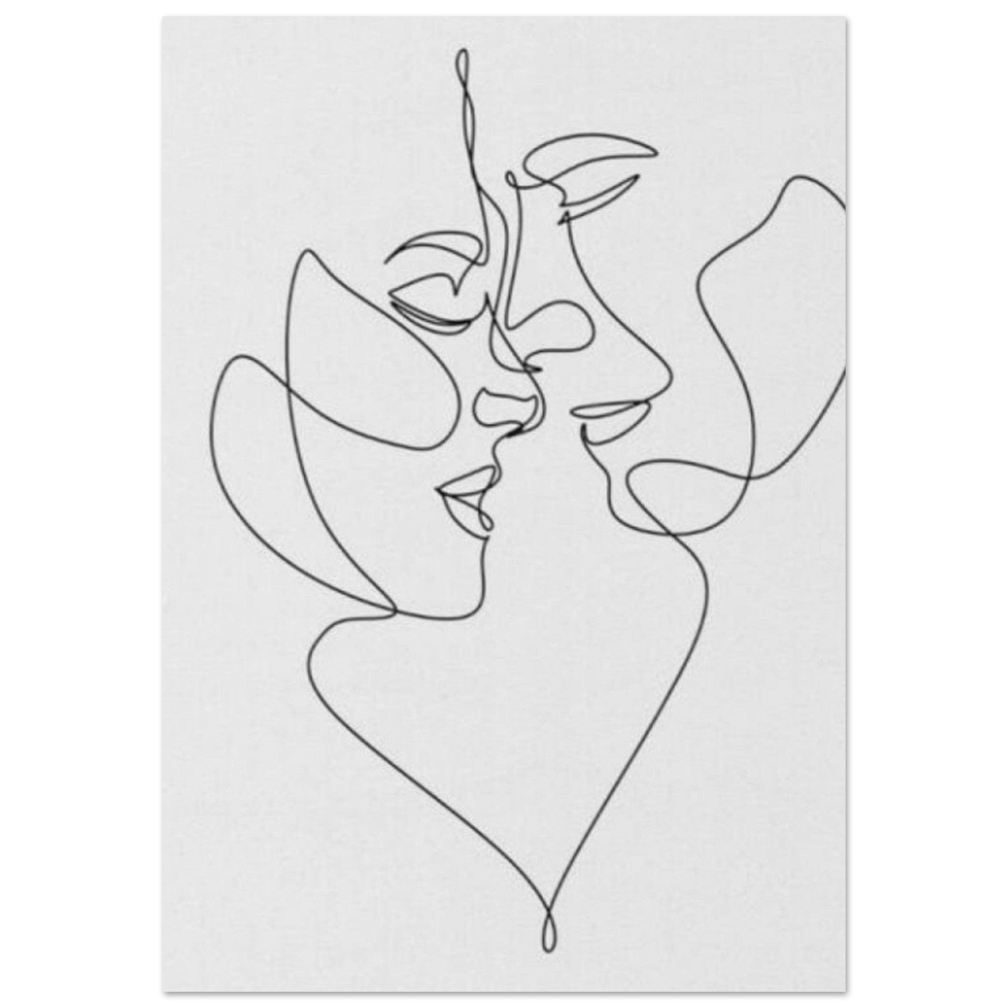 Gelato Print Material 70x100 cm / 28x40″ Peinture Couple