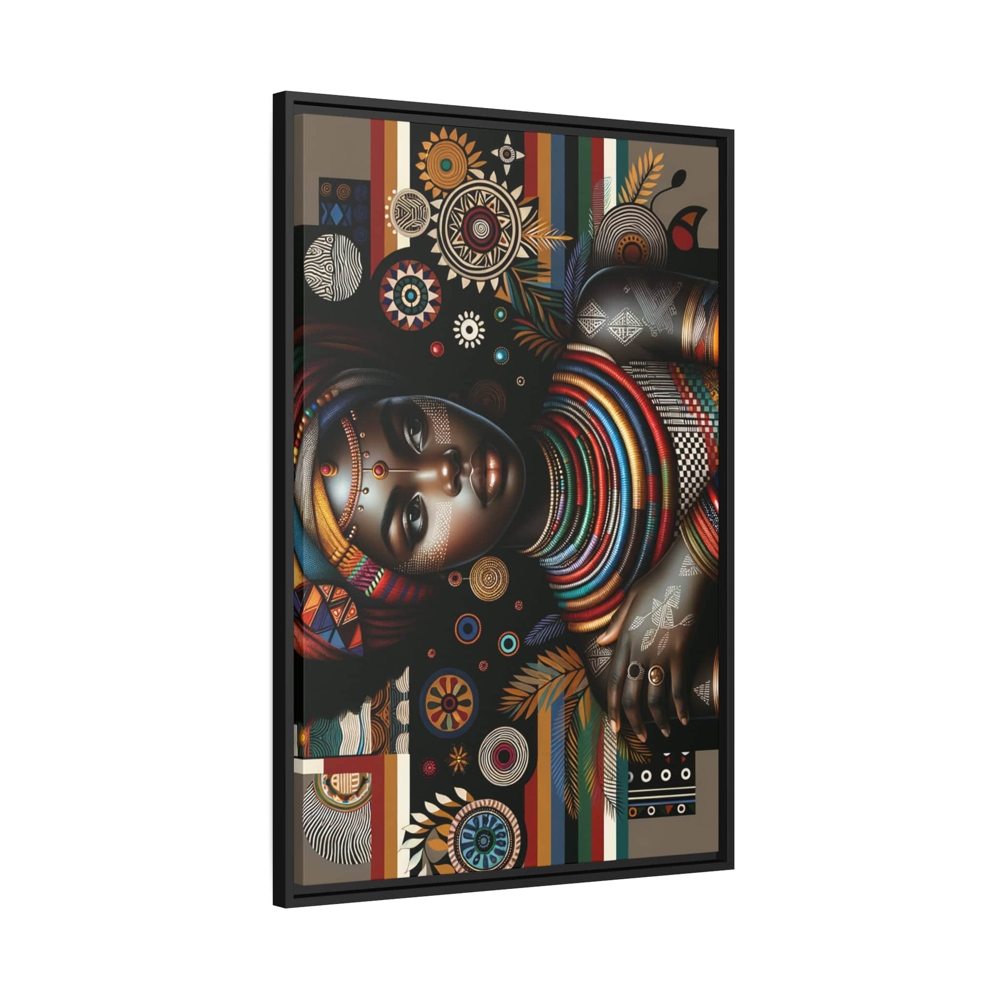 Printify Canvas Tableau "La beauté authentique et la puissance des femmes africaines"