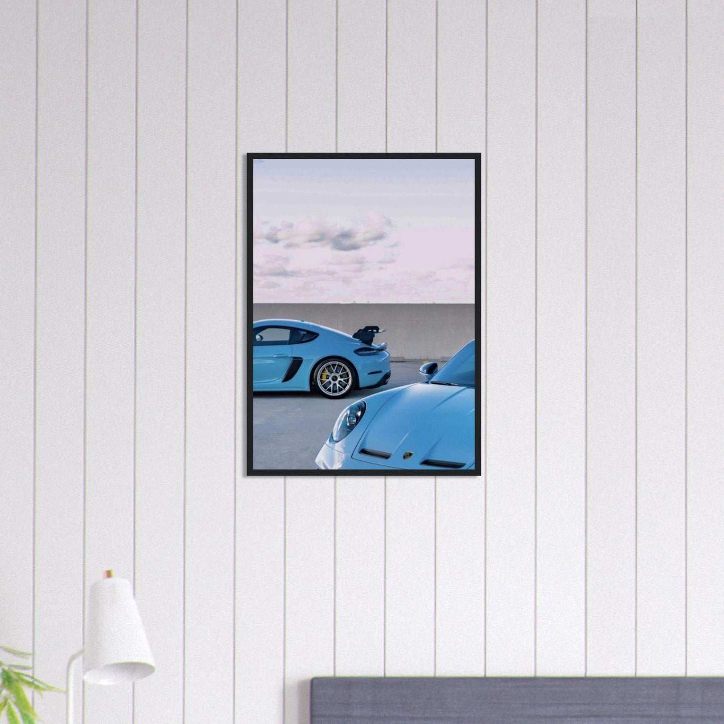 Canvanation Print Material 50x70 cm / 20x28″ Tableau Parking Porsche