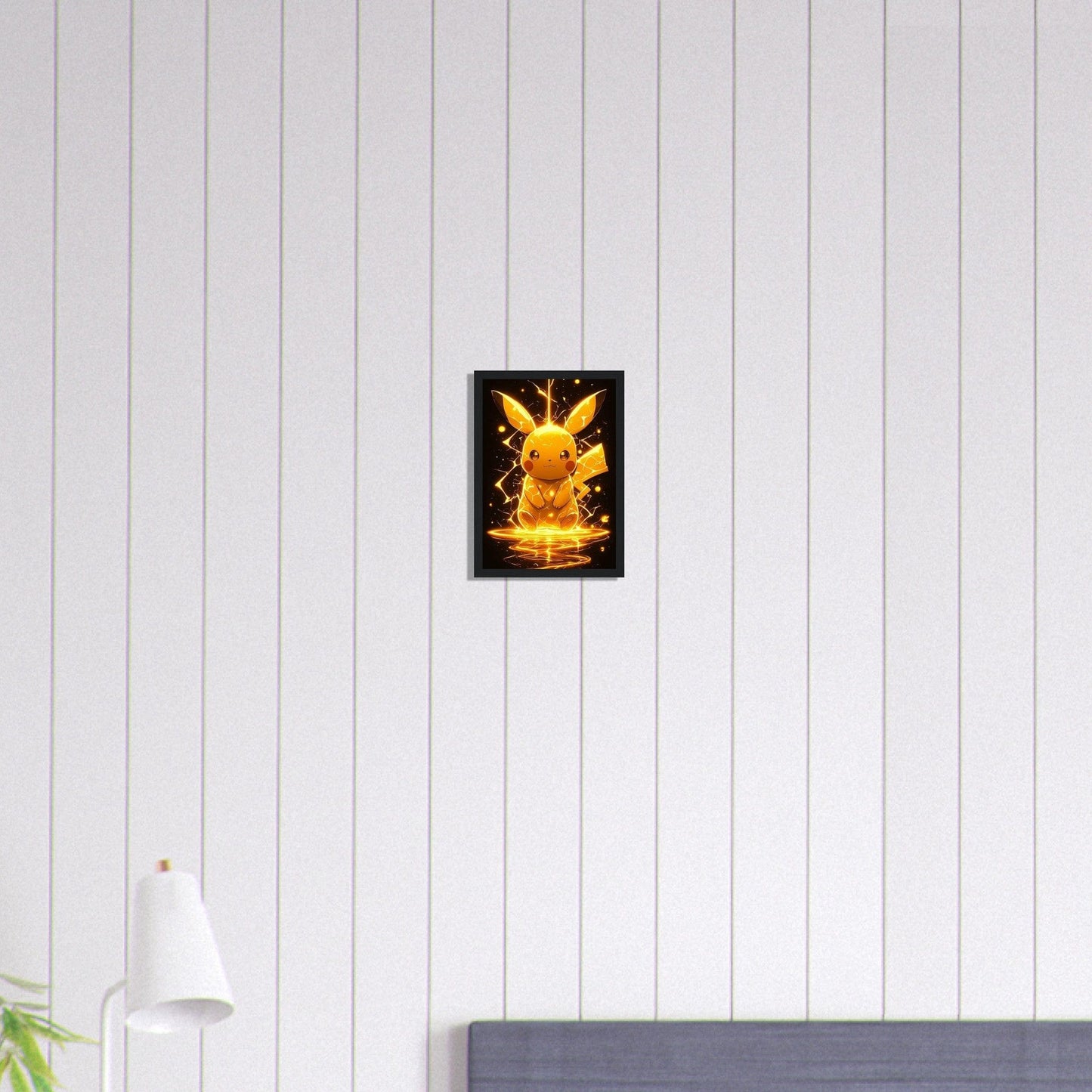Canvanation Print Material A4 21x29.7 cm / 8x12″ Tableau Pokémon Eclair - Chambre Enfant