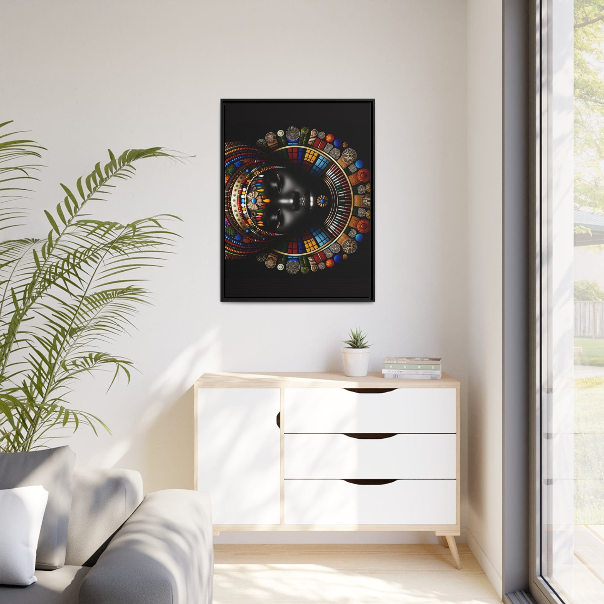 Printify Canvas Tableau "Les Puissantes Dames d'Afrique : La Beauté et la Force des Femmes Africaines"