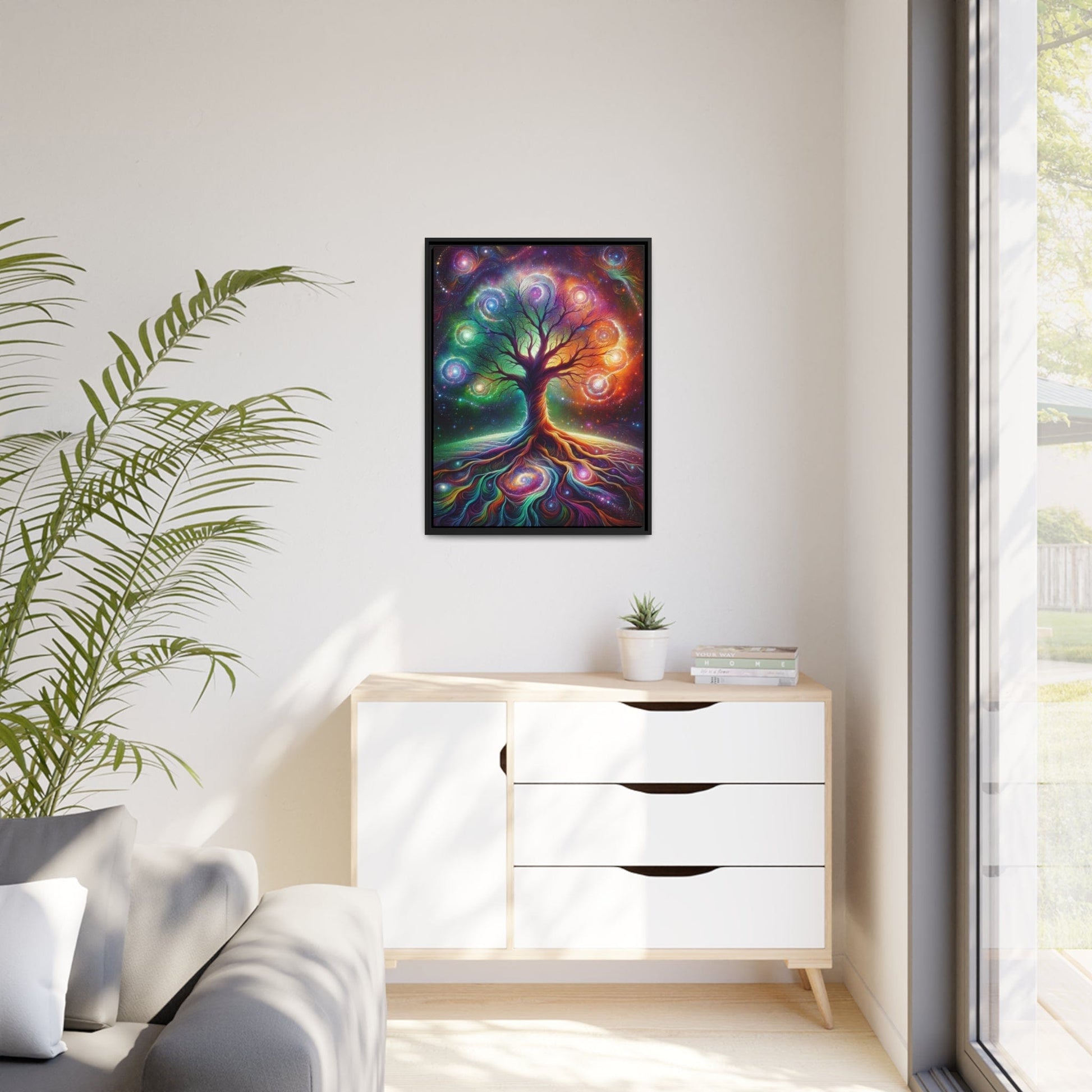 Printify Canvas Tableau L'Arbre Mystique de la Vie
