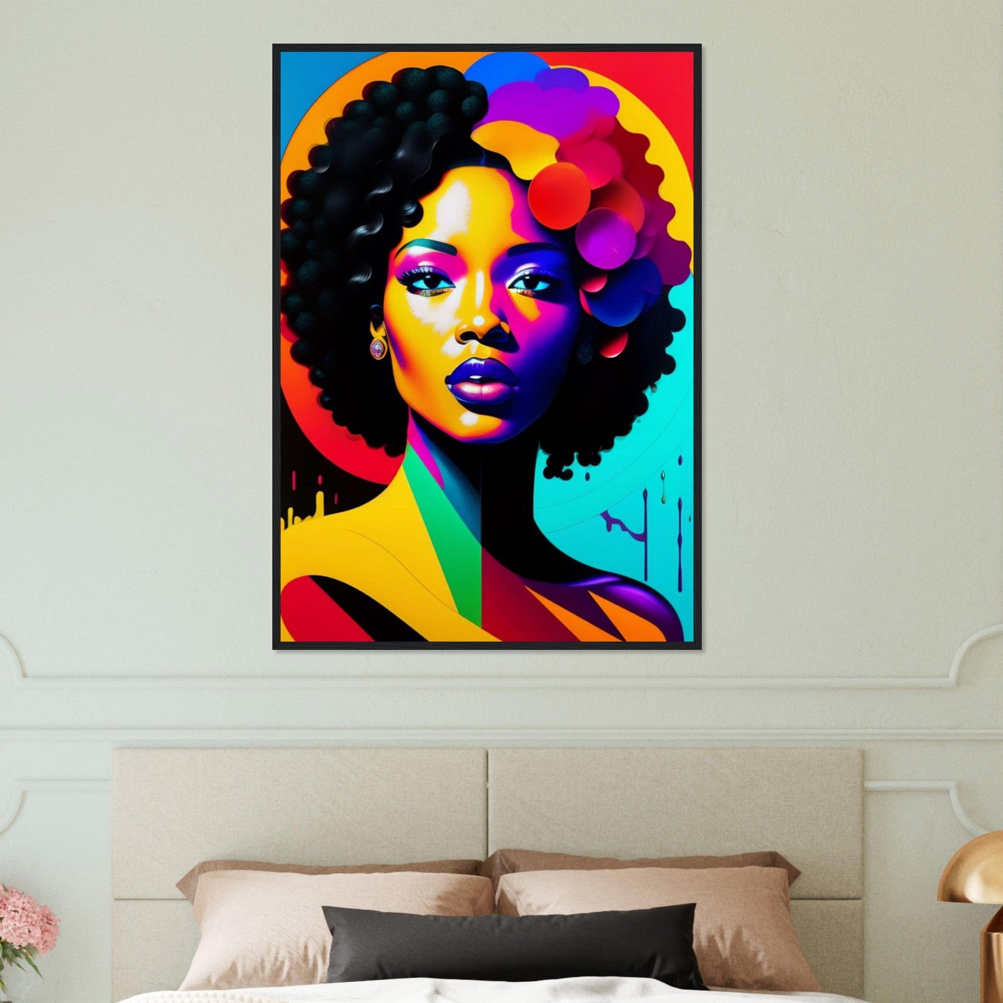 Canvanation Print Material 70x100 cm / 28x40″ Tableau Personnage Africain