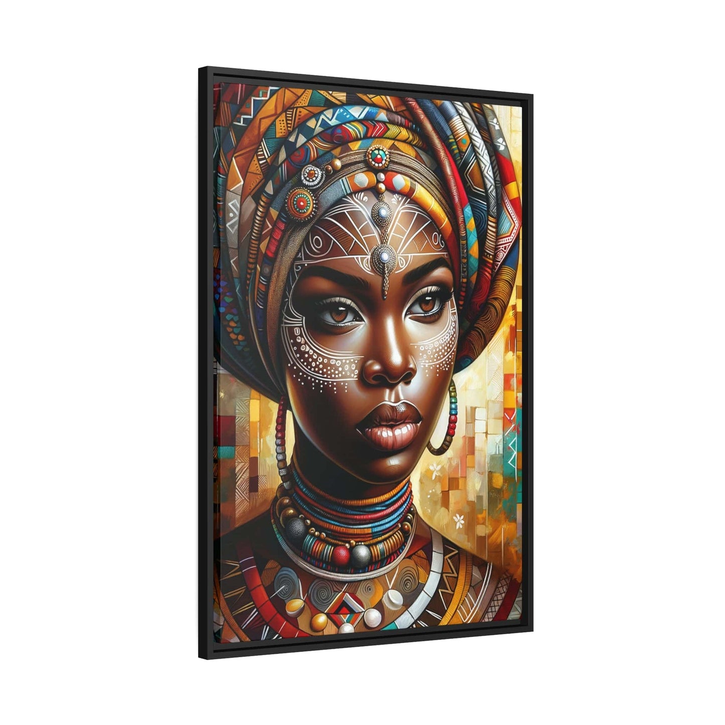 Printify Canvas Tableau "Splendeur féminine de l'Afrique"