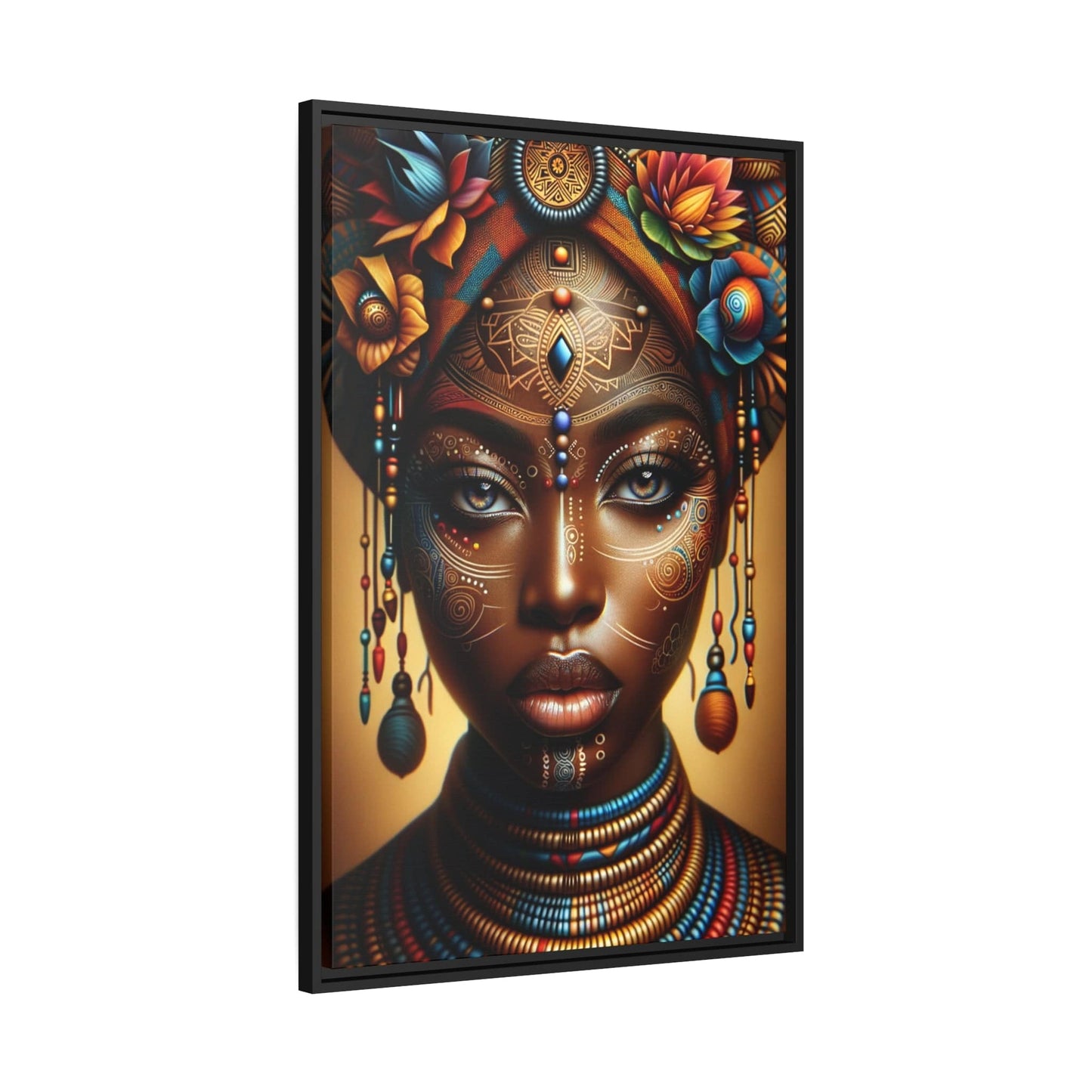 Printify Canvas Tableau La beauté intemporelle de la femme africaine