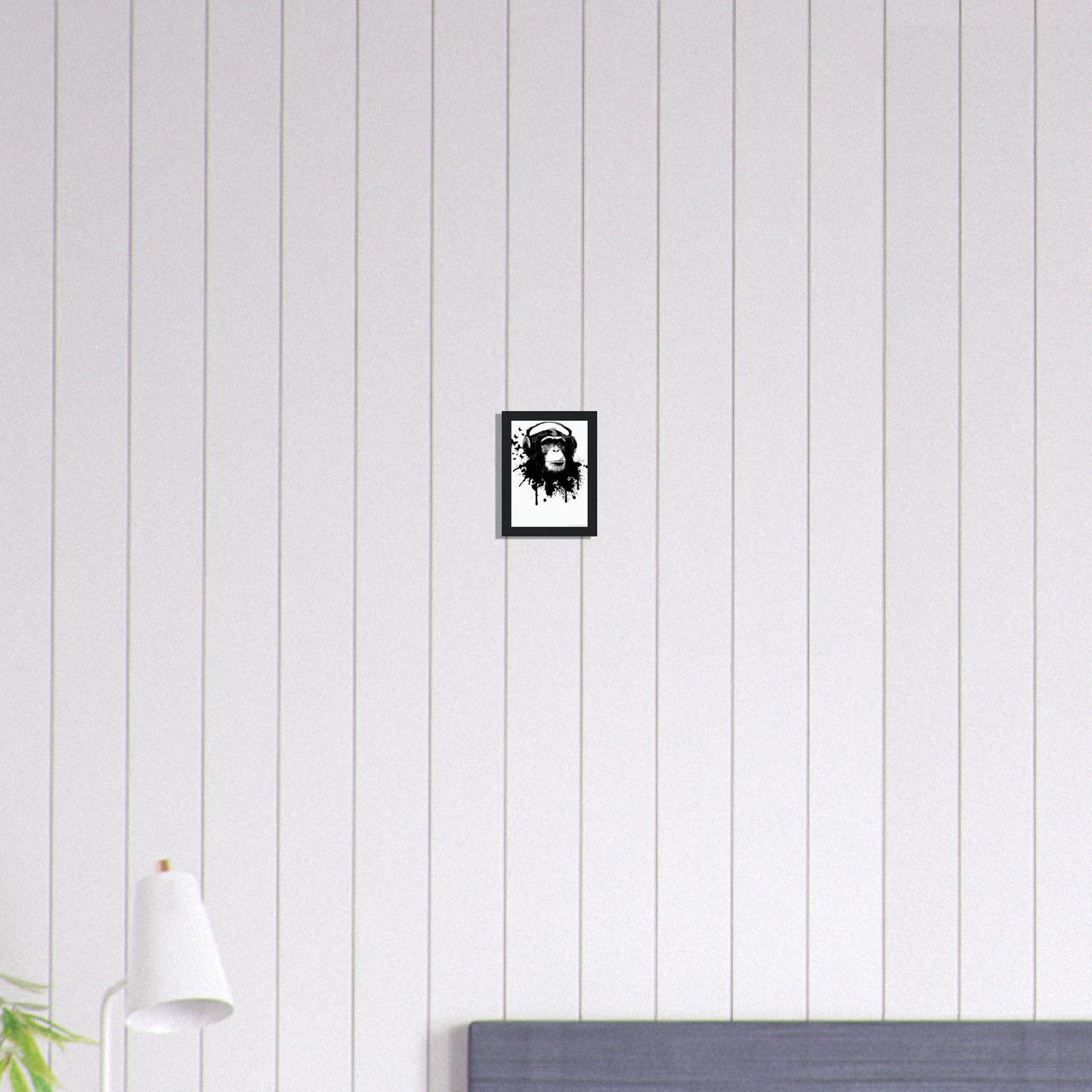 Canvanation Print Material 13x18 cm / 5x7″ Tableau Singe Minimaliste