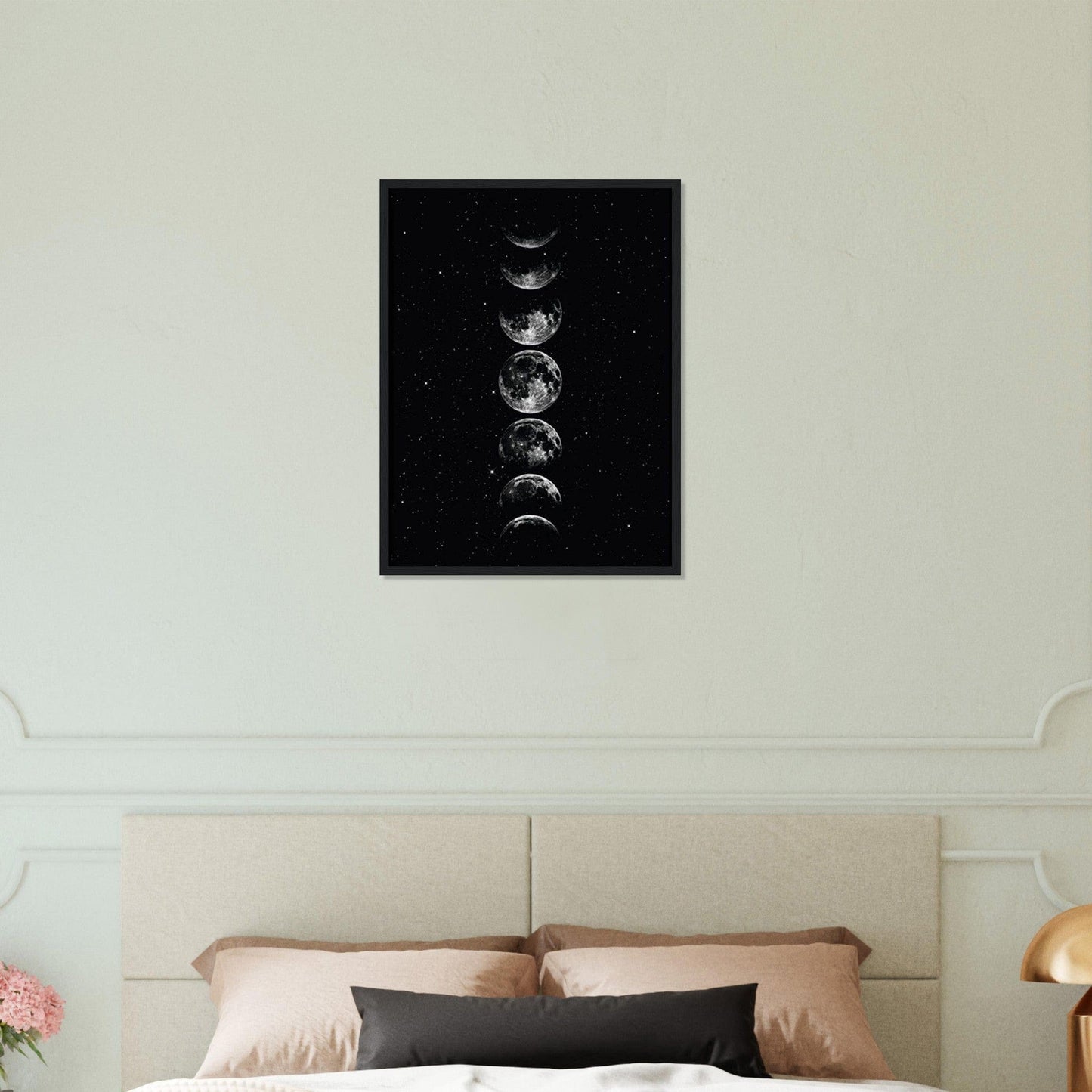 Gelato Print Material Tableau Phase de la Lune