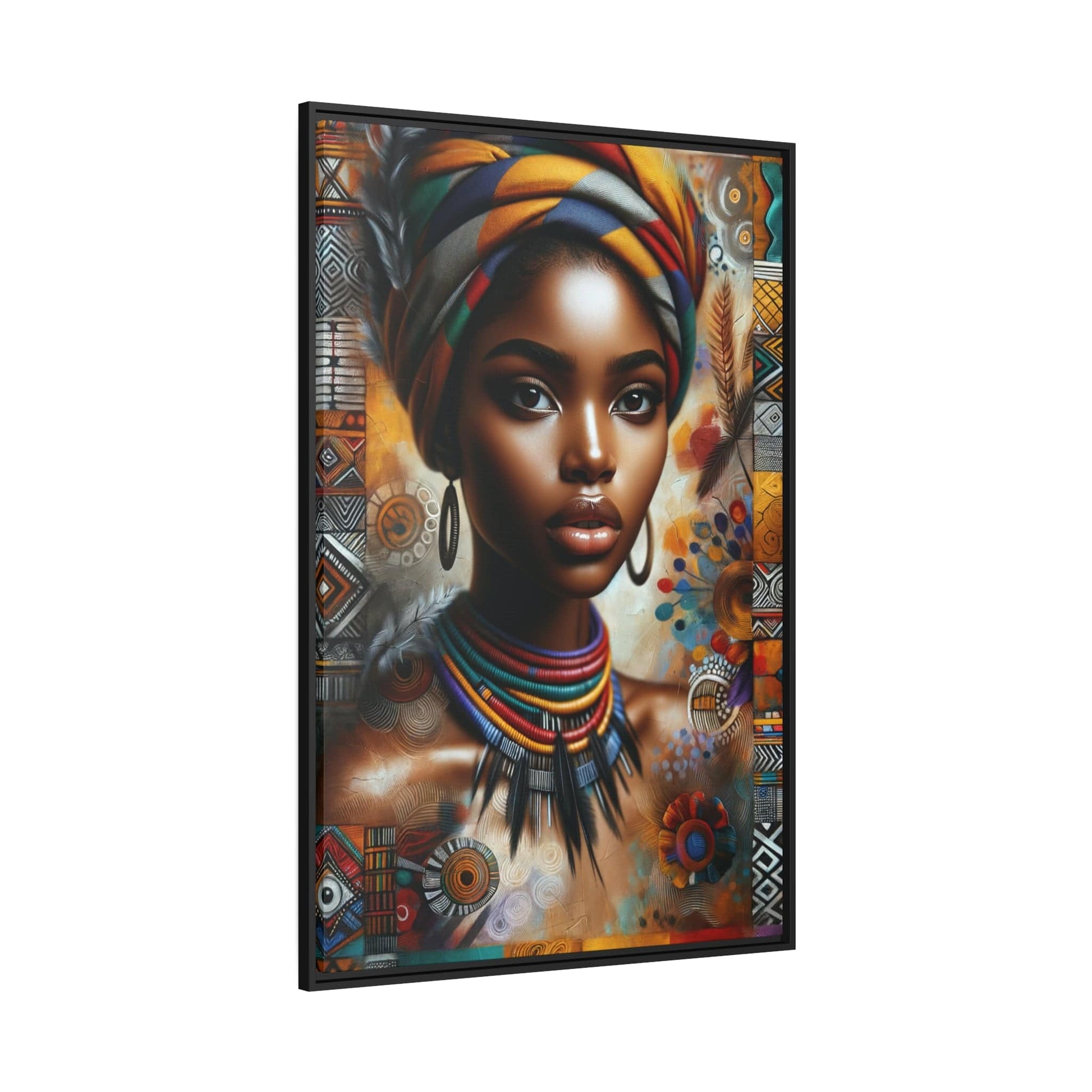 Printify Canvas Tableau "Femmes africaines : Symboles de force, beauté et résilience"