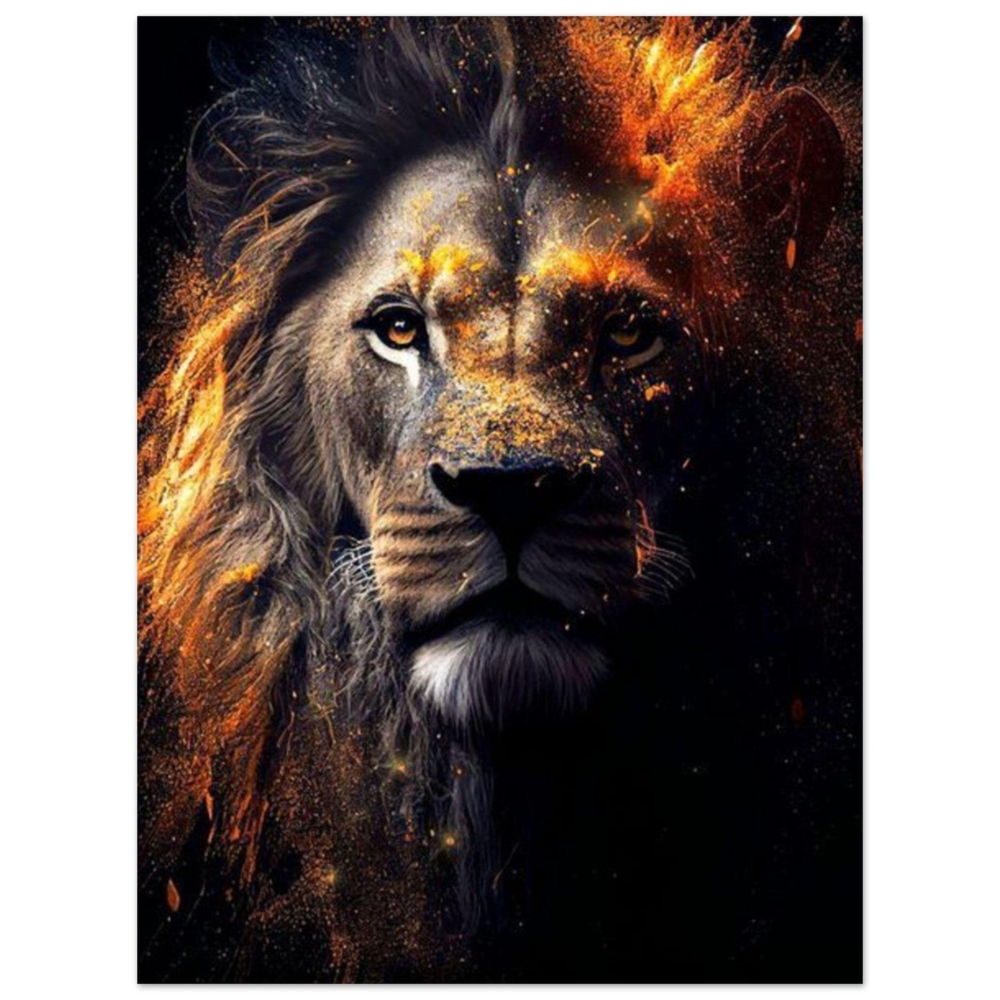 Canvanation Print Material 45x60 cm / 18x24″ Poster Lion Pop Art