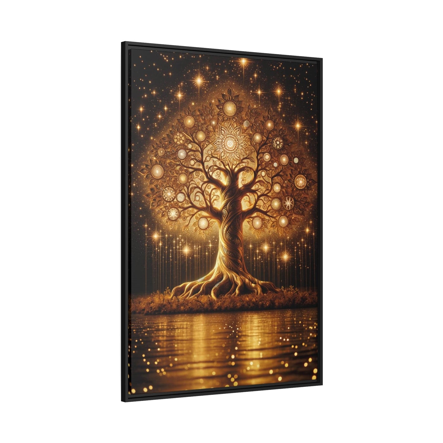 Printify Canvas Tableau Arbre De Vie À La Lumière Du Soleil