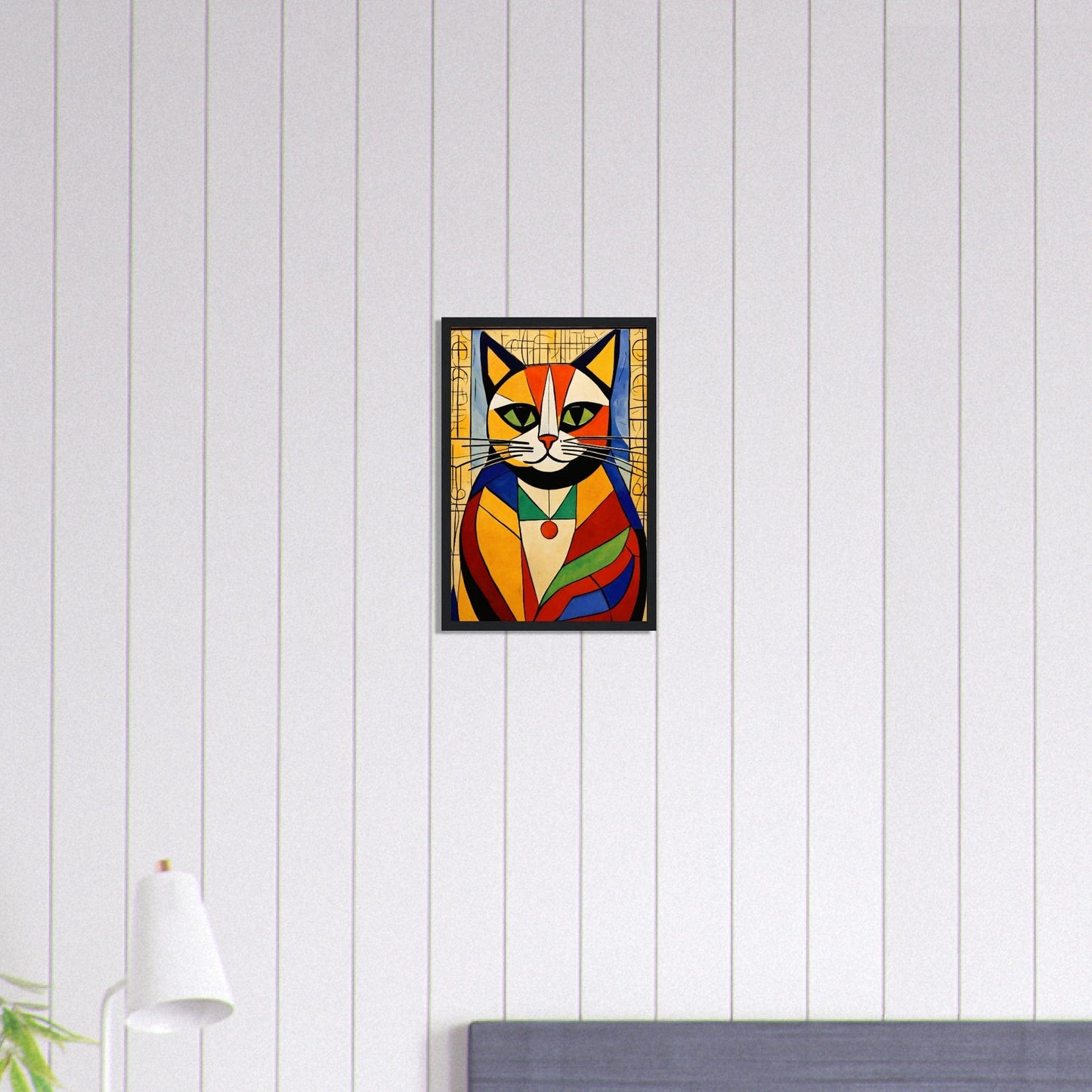 Canvanation Print Material 30x45 cm / 12x18″ Tableau Chat Pelage Et Plaisir