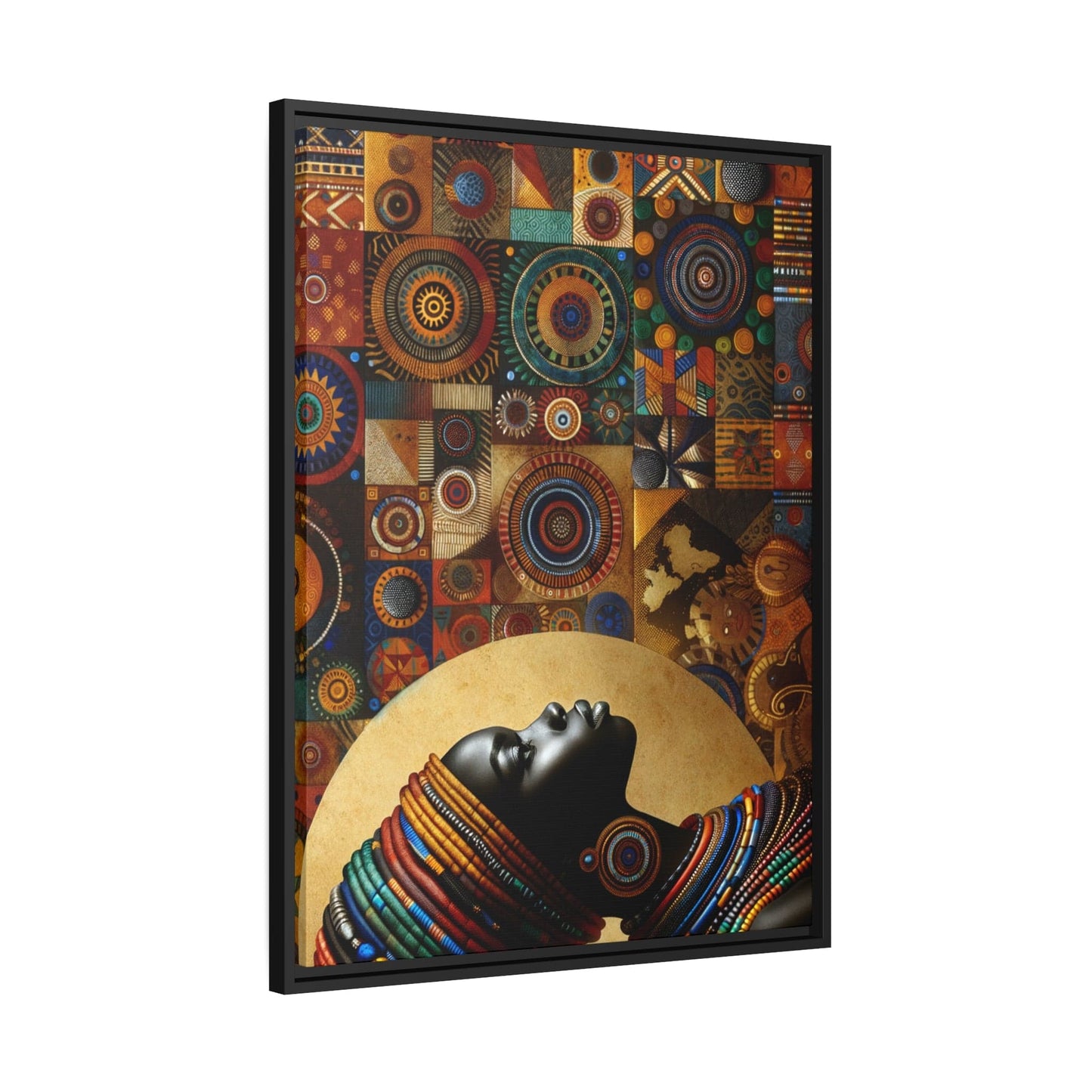 Printify Canvas Tableau "Femmes Africaines : Portraits d'élégance et de résilience"