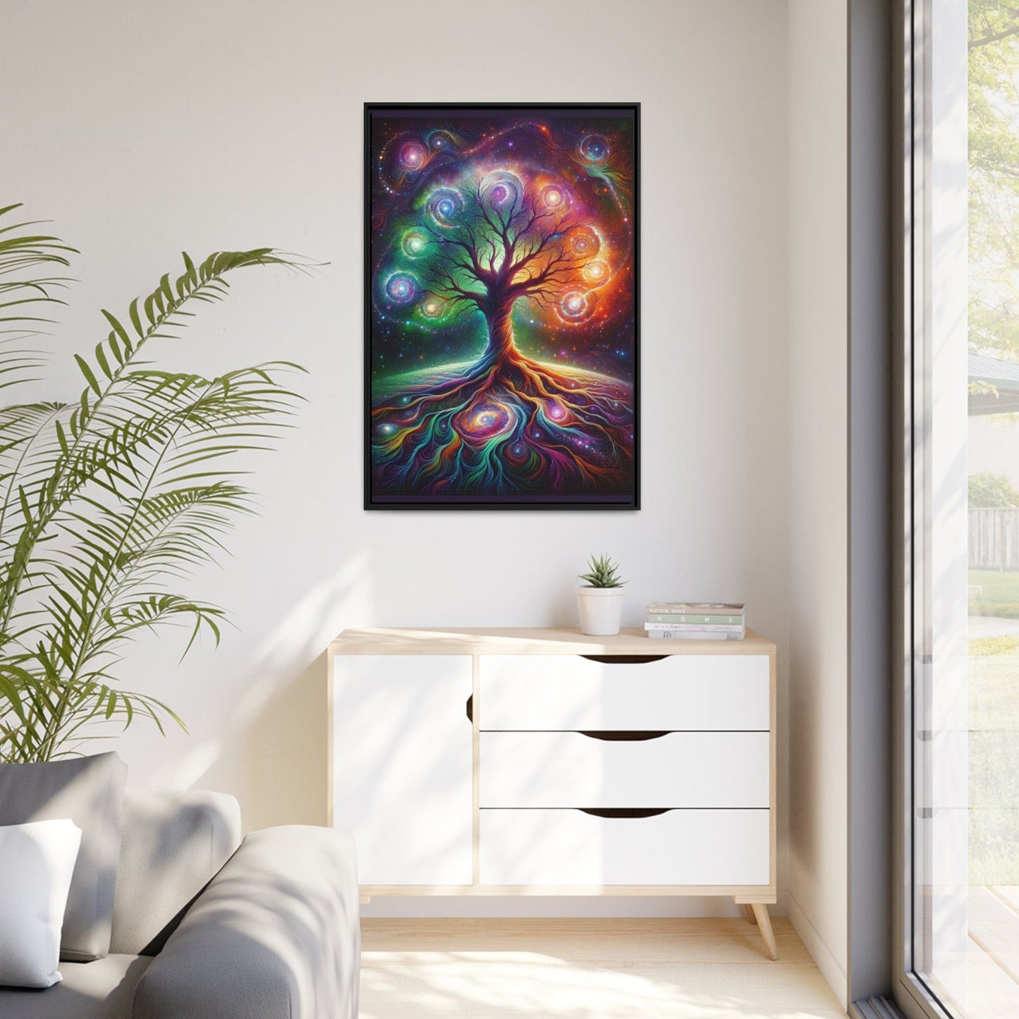 Printify Canvas Tableau L'Arbre Mystique de la Vie