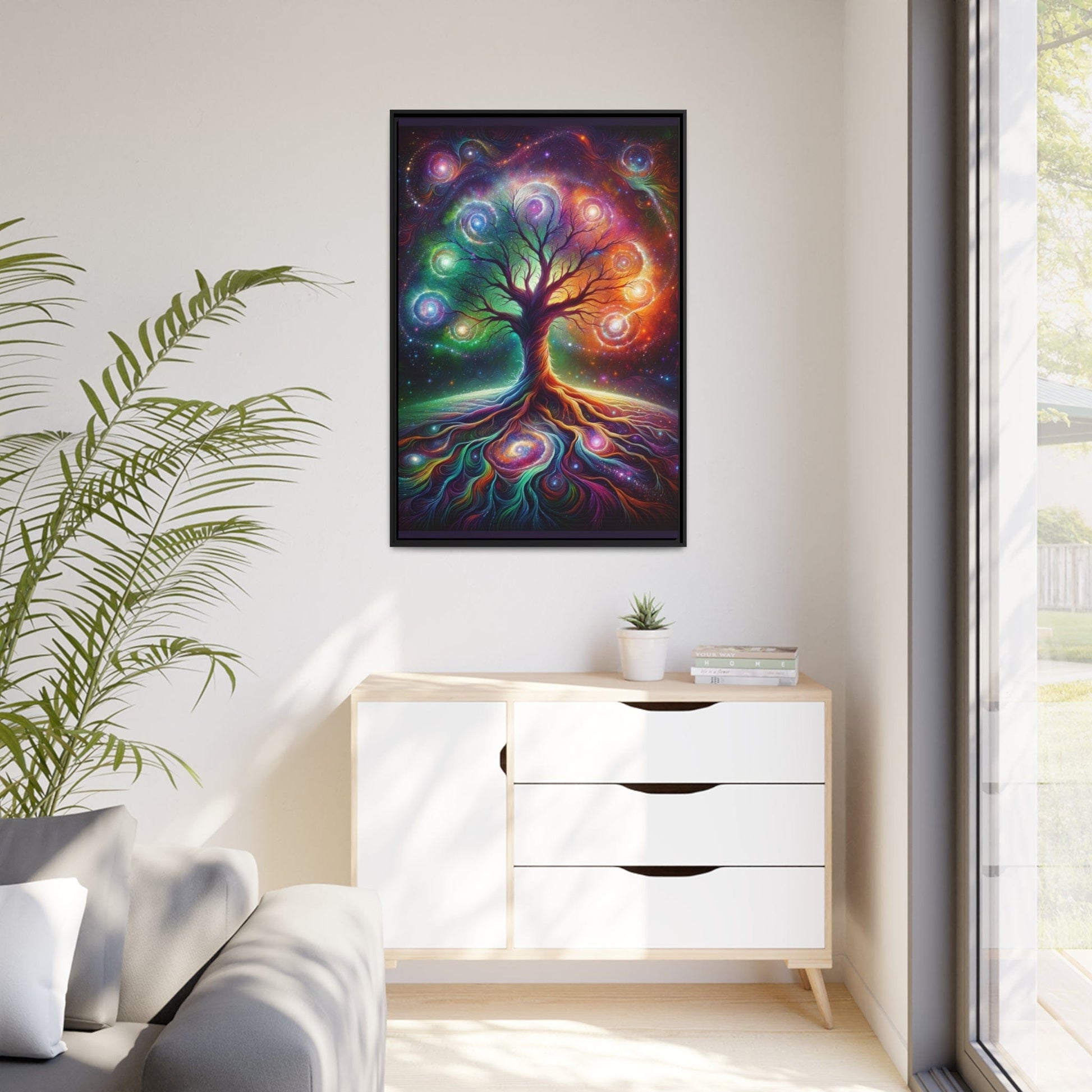 Printify Canvas Tableau L'Arbre Mystique de la Vie