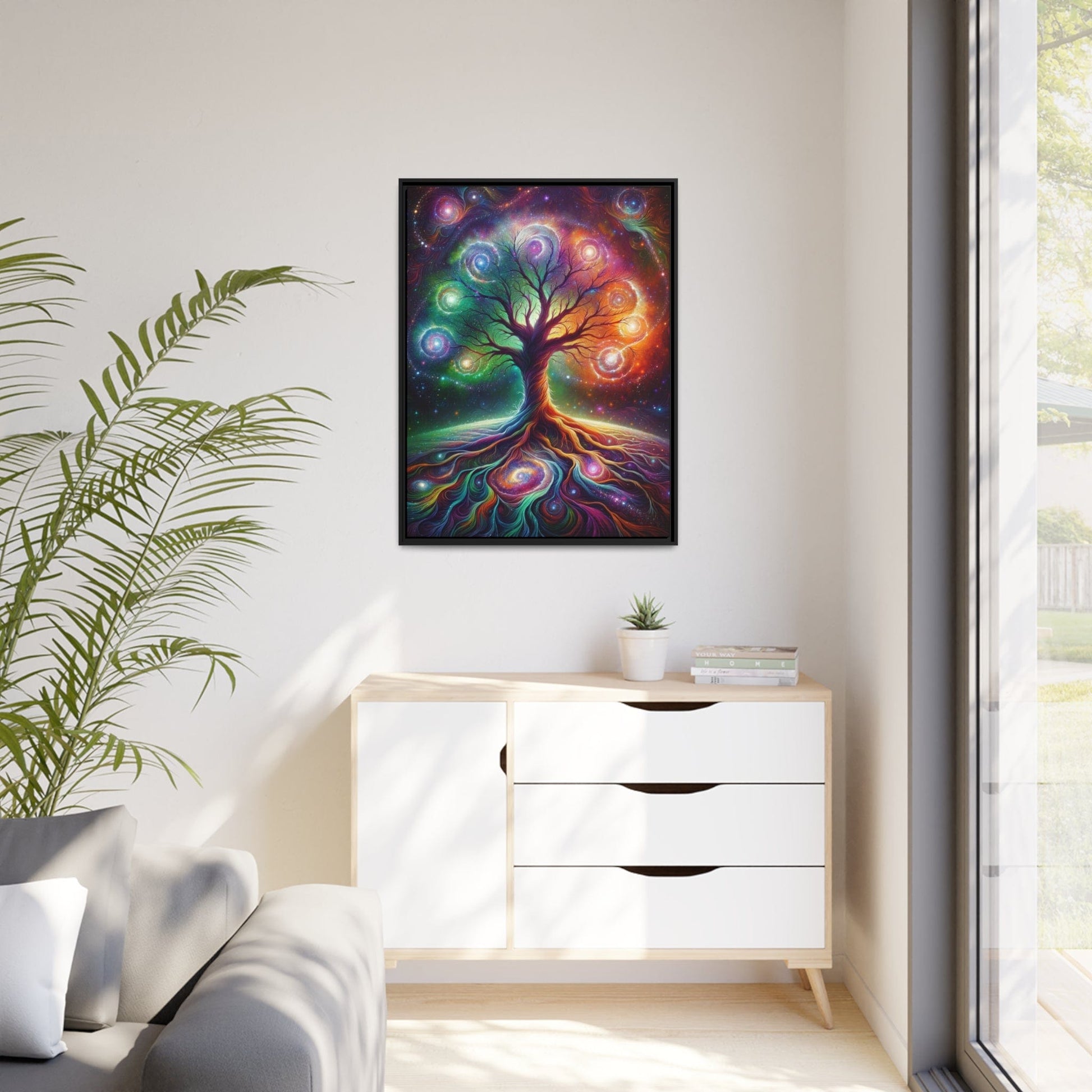 Printify Canvas Tableau L'Arbre Mystique de la Vie