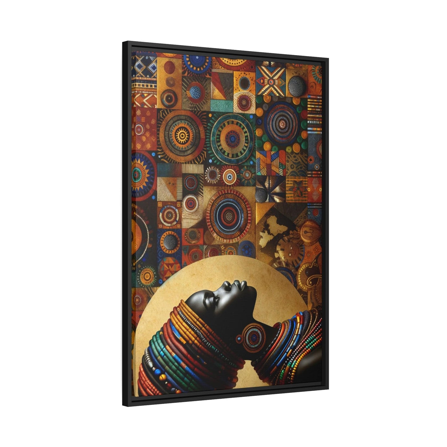 Printify Canvas Tableau "Femmes Africaines : Portraits d'élégance et de résilience"
