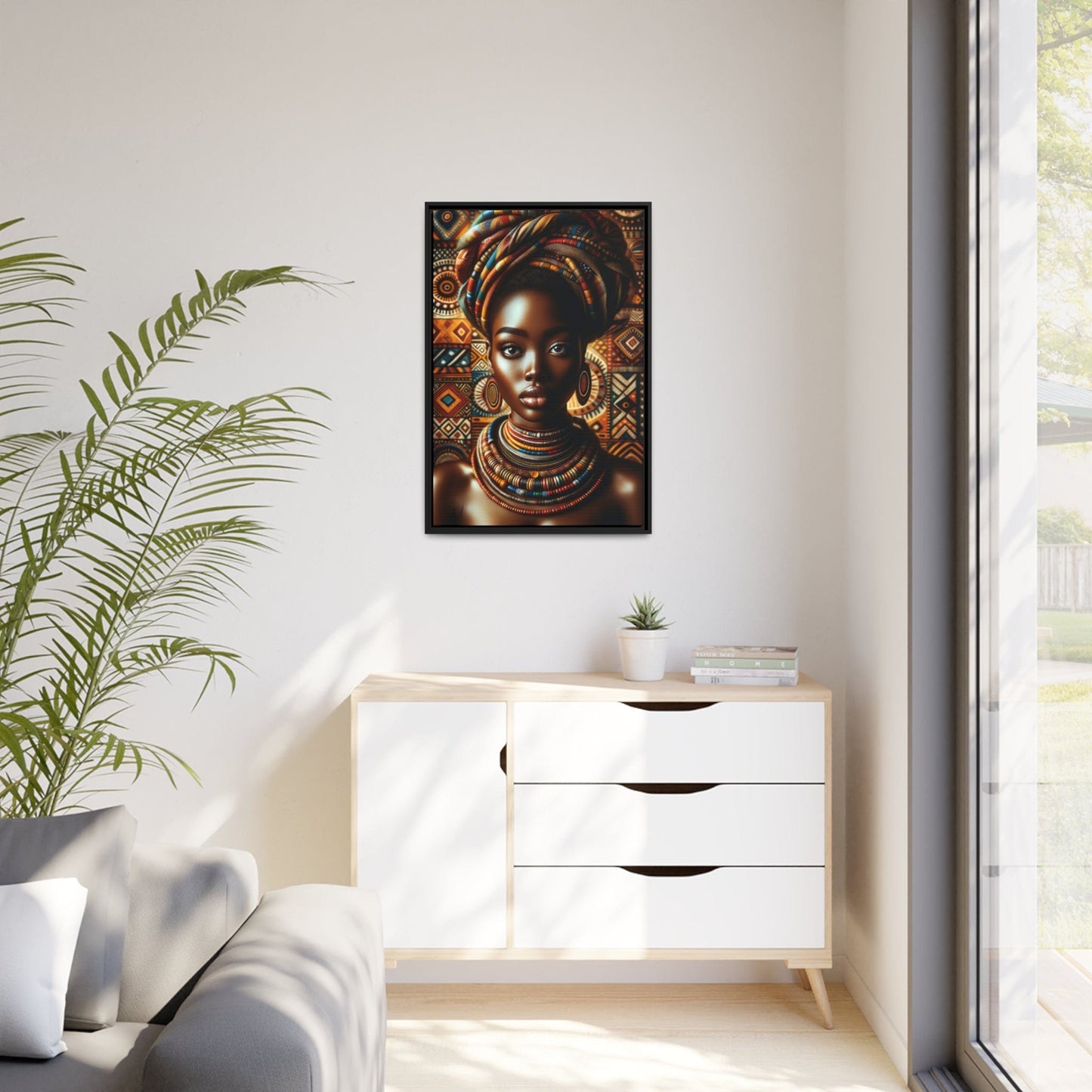 Printify Canvas Tableau "La beauté et la force des femmes africaines - Une célébration artistique"