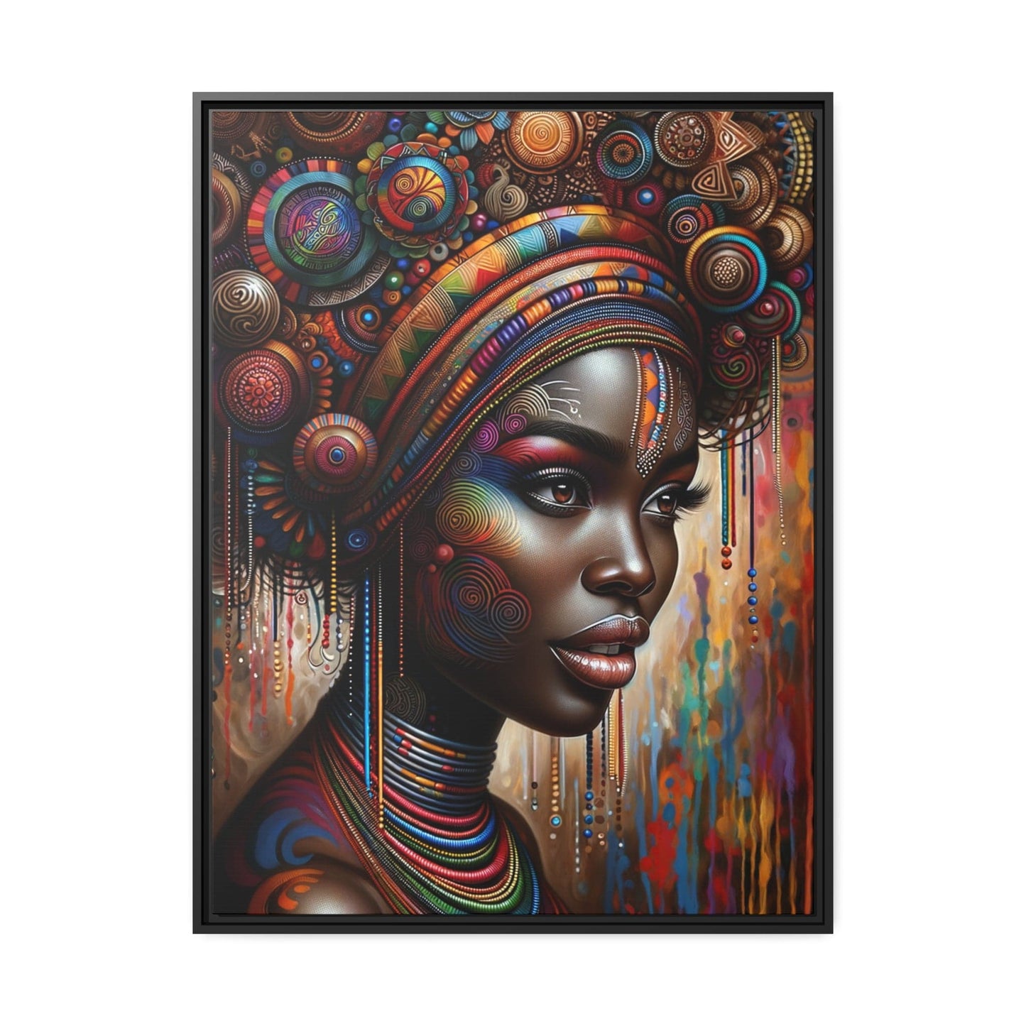 Printify Canvas 76.20 Cm" x 101.60 Cm" (Vertical) Tableau La grâce de l'Afrique