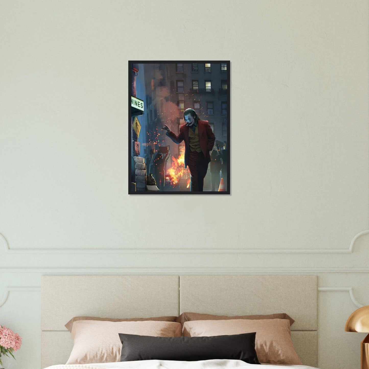 Canvanation Print Material 45x60 cm / 18x24″ Tableau Joker Heath Ledger