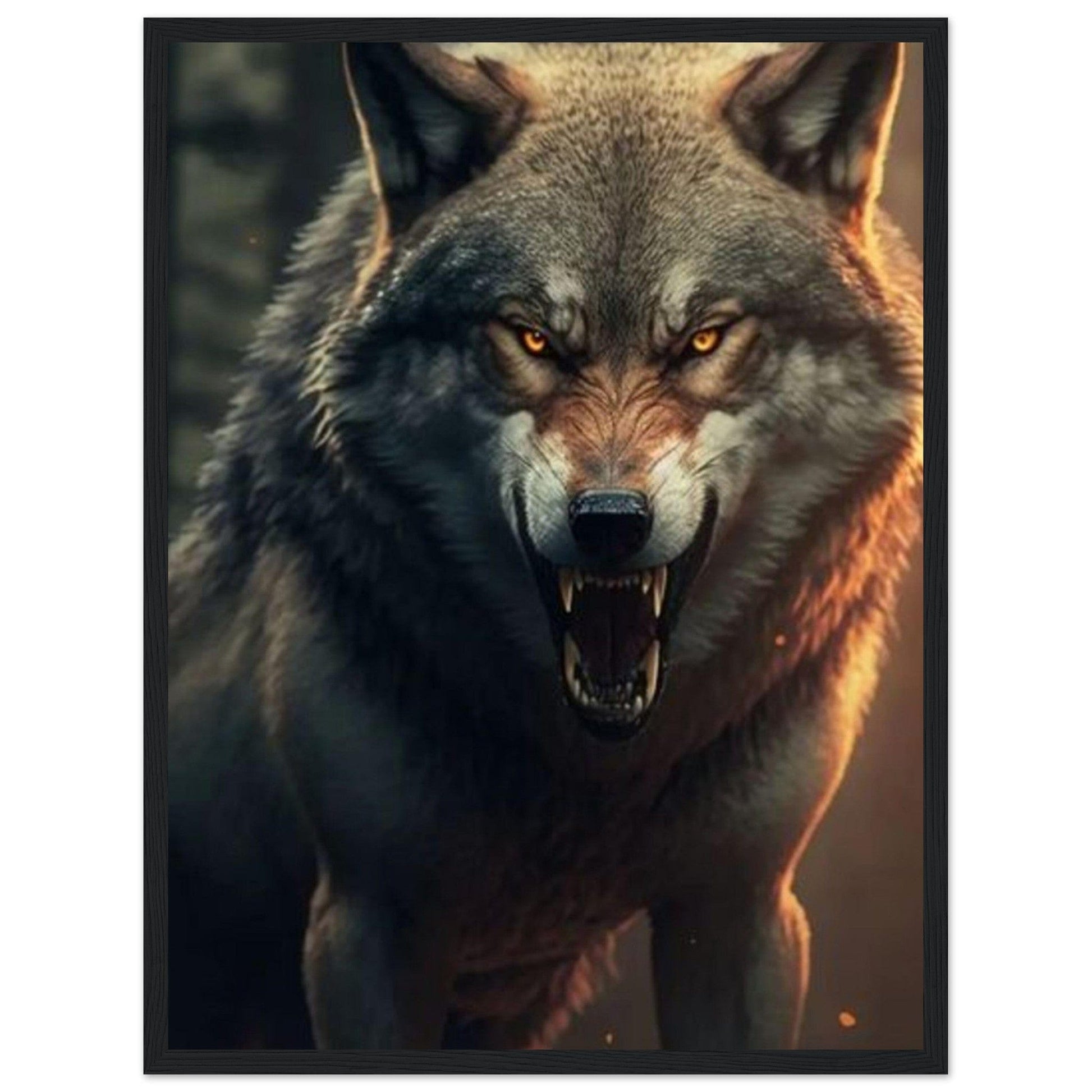 Gelato Print Material 45x60 cm / 18x24″ Tableau Loup Enragé