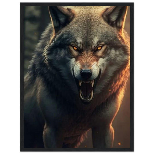 Gelato Print Material 45x60 cm / 18x24″ Tableau Loup Enragé